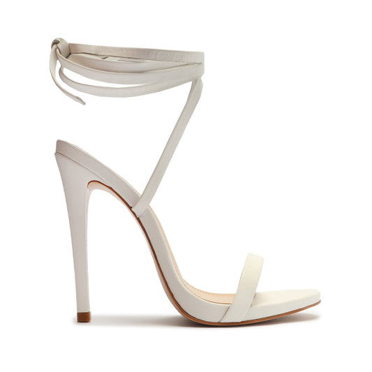 Cloe Nappa Leather Sandal Sandals Sale 5 White Nappa Leather - Schutz Shoes