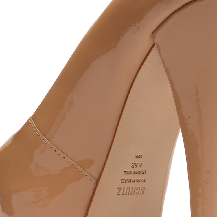 Zelda Platform Patent Peep Toe Sandals Sale    - Schutz Shoes
