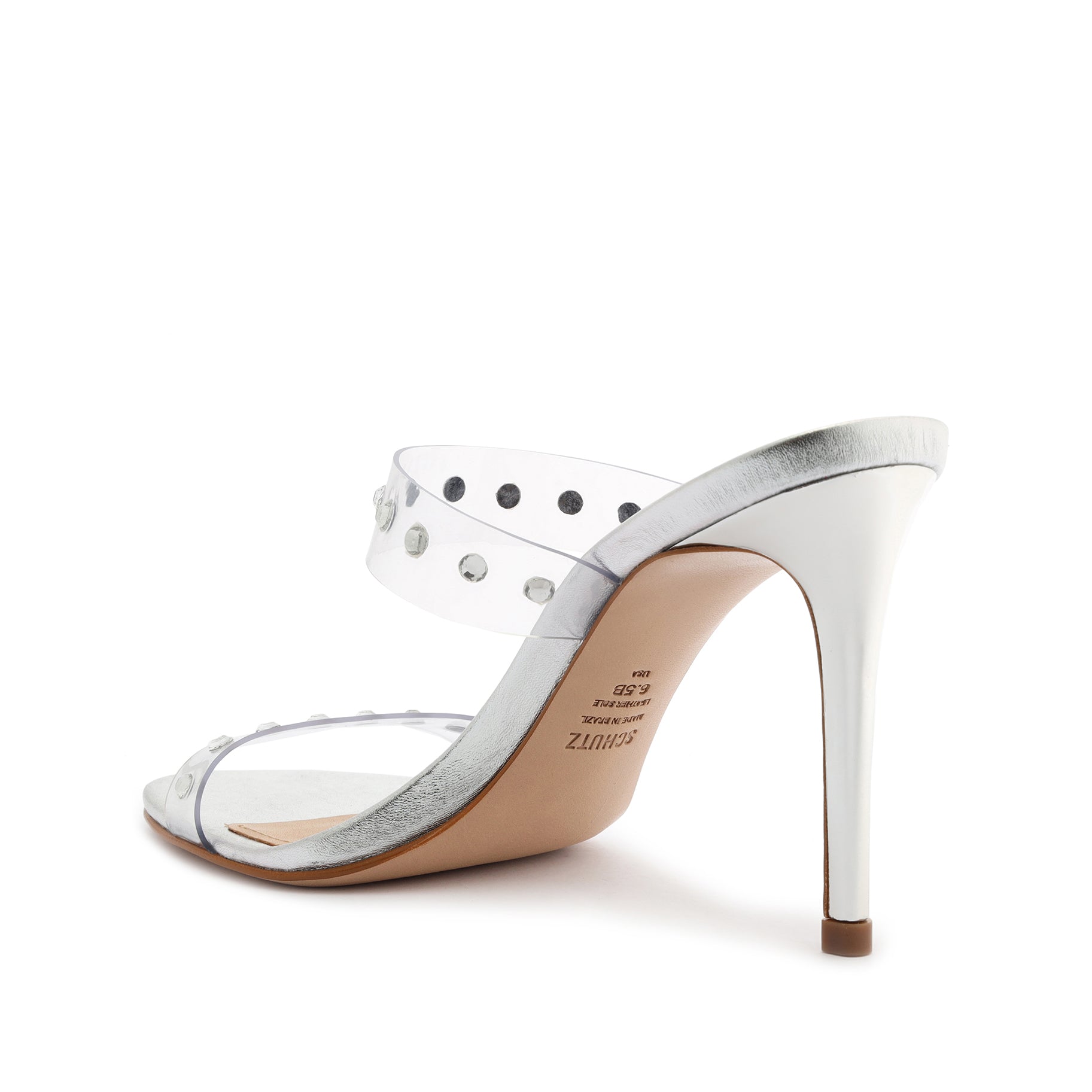 Ariella Crystal Metallic Leather Sandal Sandals Sale    - Schutz Shoes