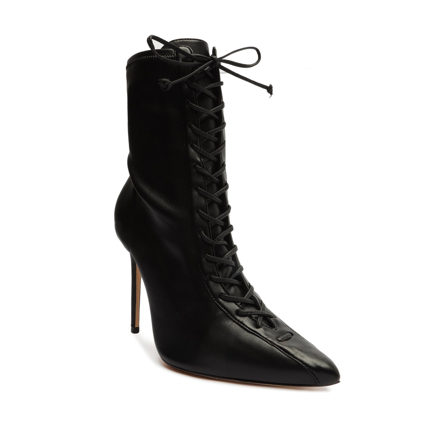Tennie Bootie Black Stretch Synthetic