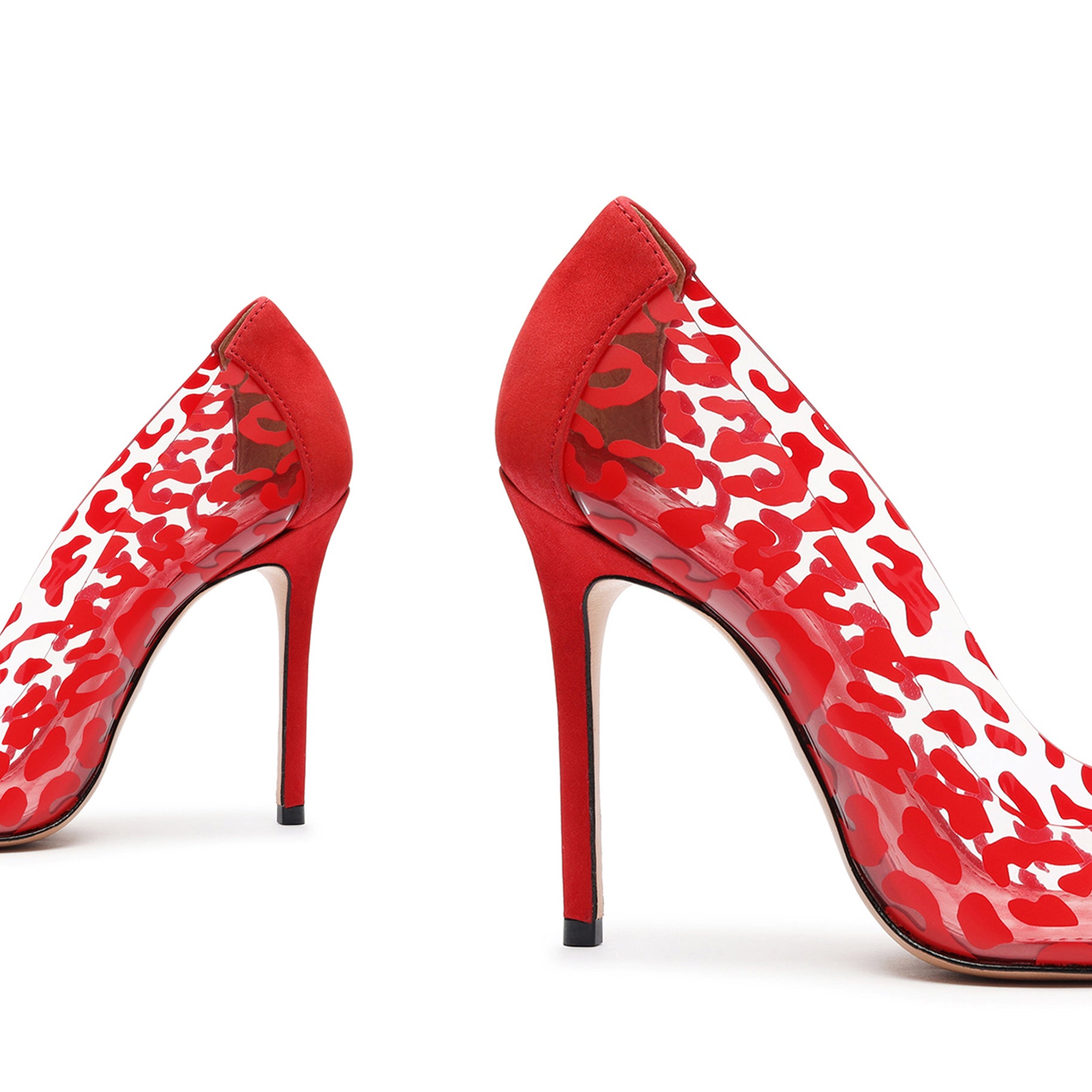 Cendi Leopard-printed Vinyl & Nubuck Pump Pumps Sale    - Schutz Shoes