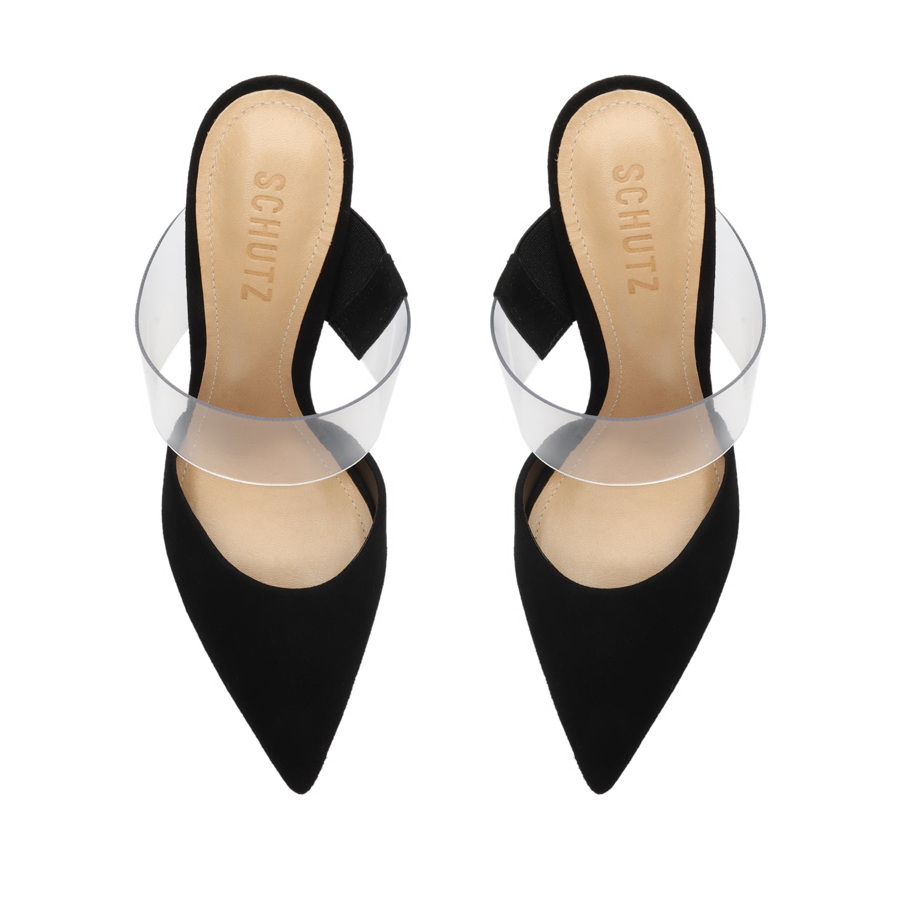 Sionne Suede & Vinyl Mule Pumps OLD - ESSENTIAL    - Schutz Shoes