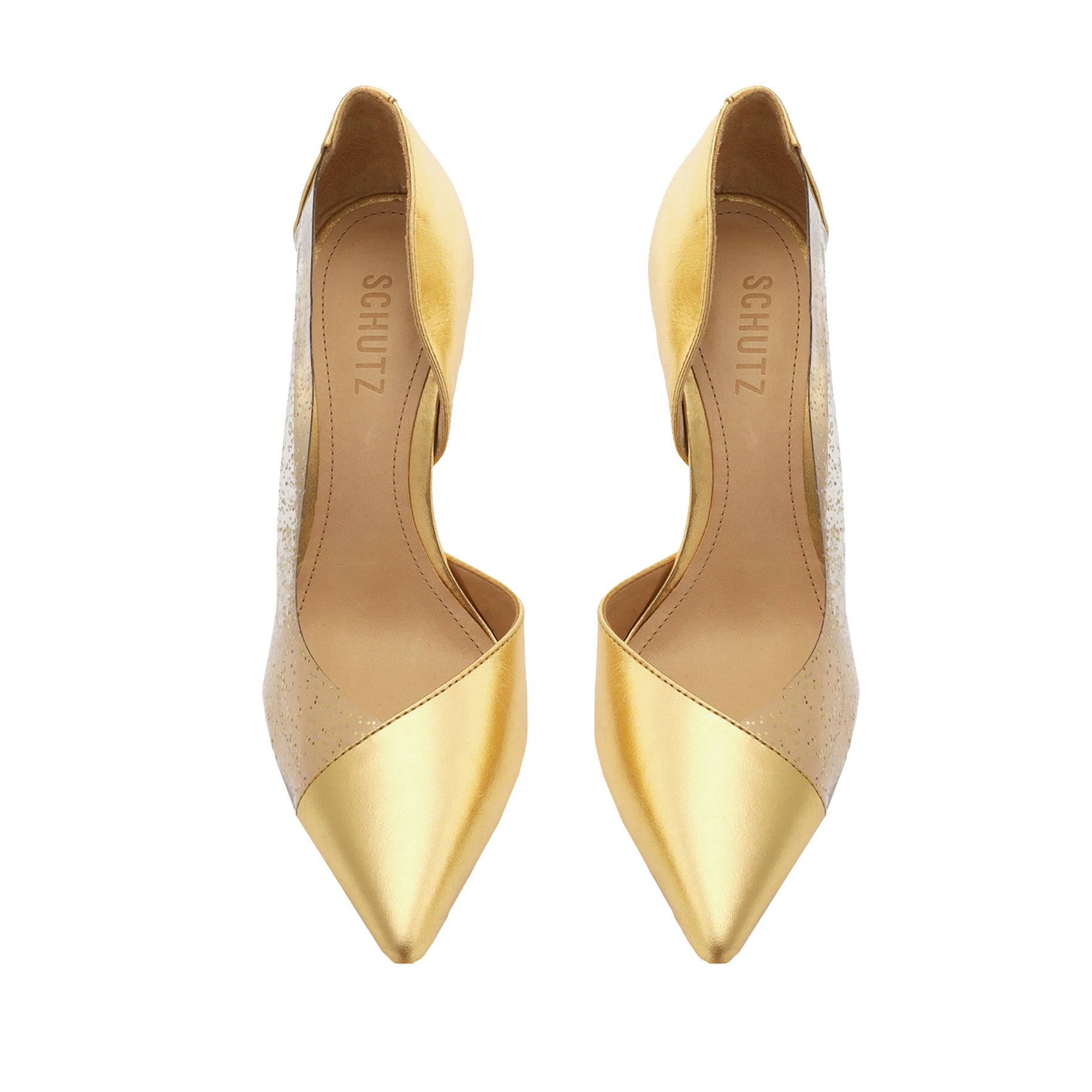 Cheslie Metallic Nappa & Vinyl Pump Pumps OLD    - Schutz Shoes