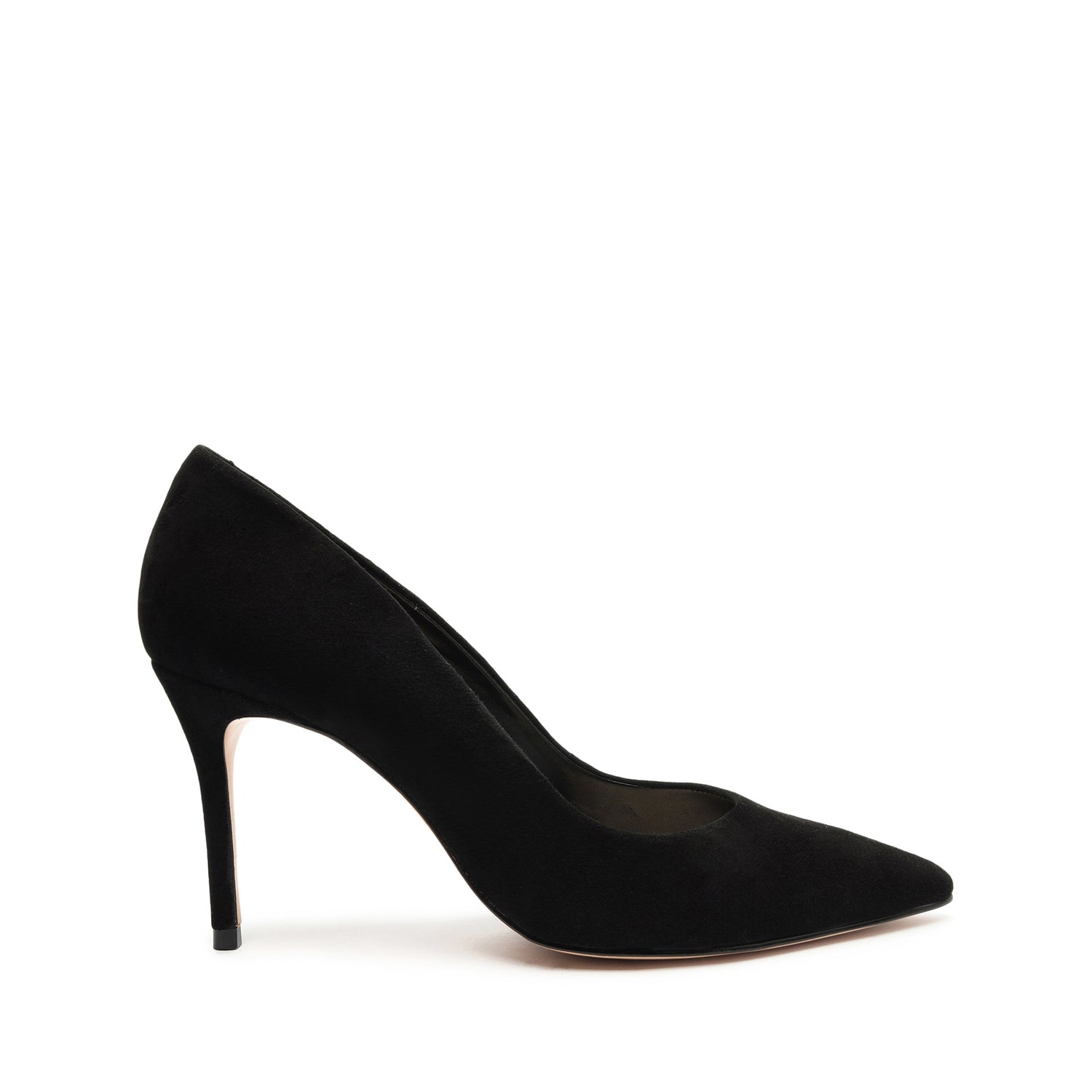 Plain Pointed Toe 9cm High-Heels Black │ D+AF Official Online Shop