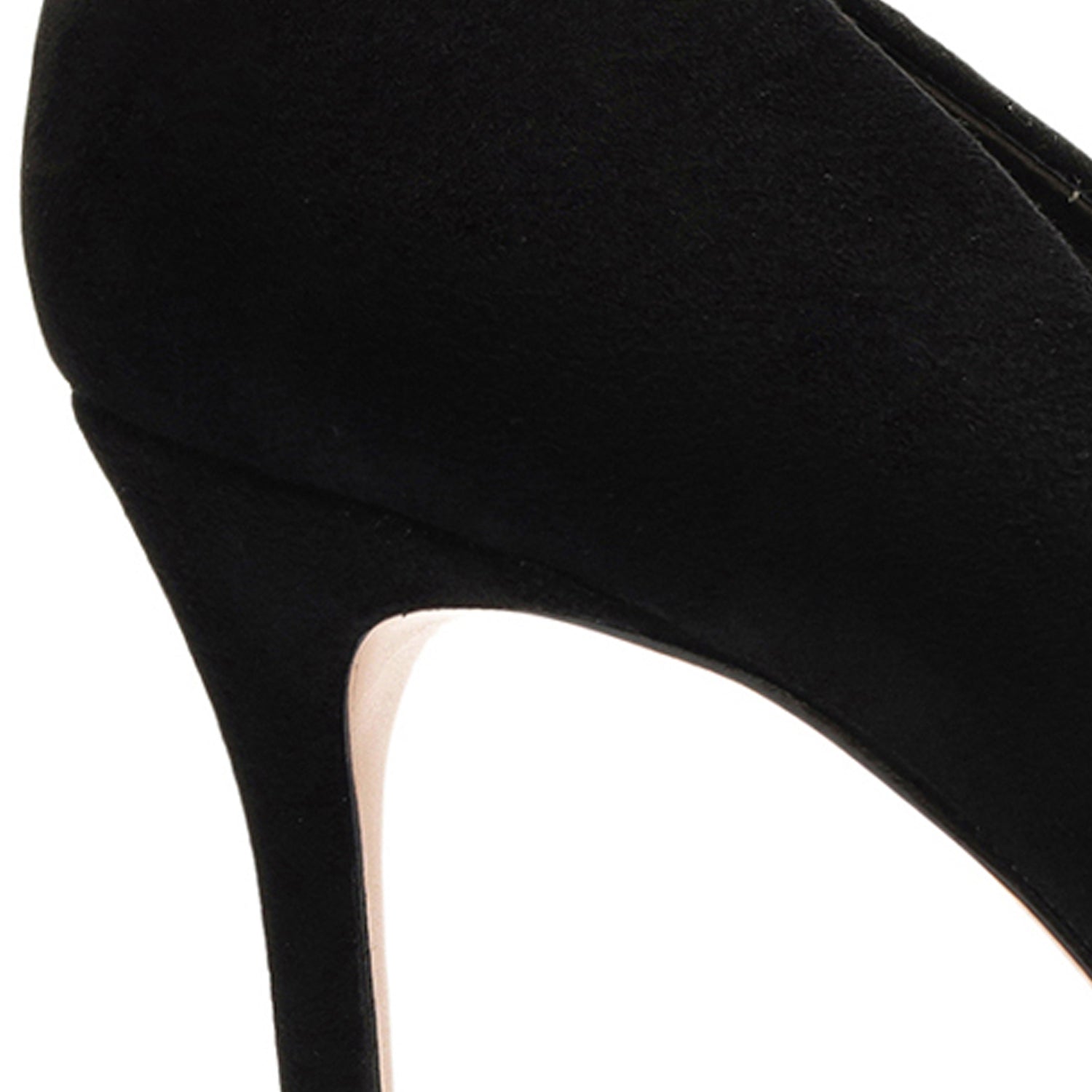 ICEY HEELS In Black Suede | Buy Women's HEELS Online | Novo Shoes