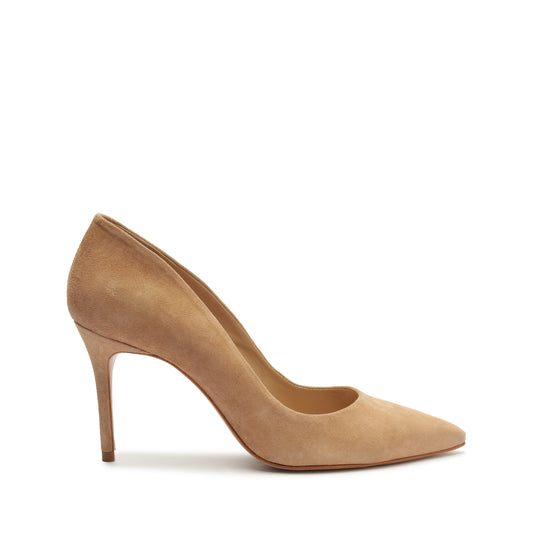 Lou Lo Nubuck Pump Pumps FALL 23 5 True Beige Nubuck - Schutz Shoes