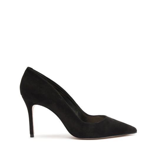 Lou Lo Nubuck Pump Pumps FALL 23 5 Black Nubuck - Schutz Shoes