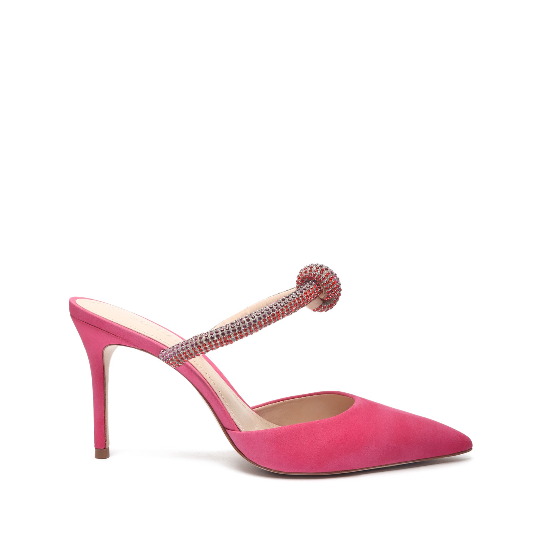 Pearl Leather Mule CO 5 Pink Nobuck - Schutz Shoes