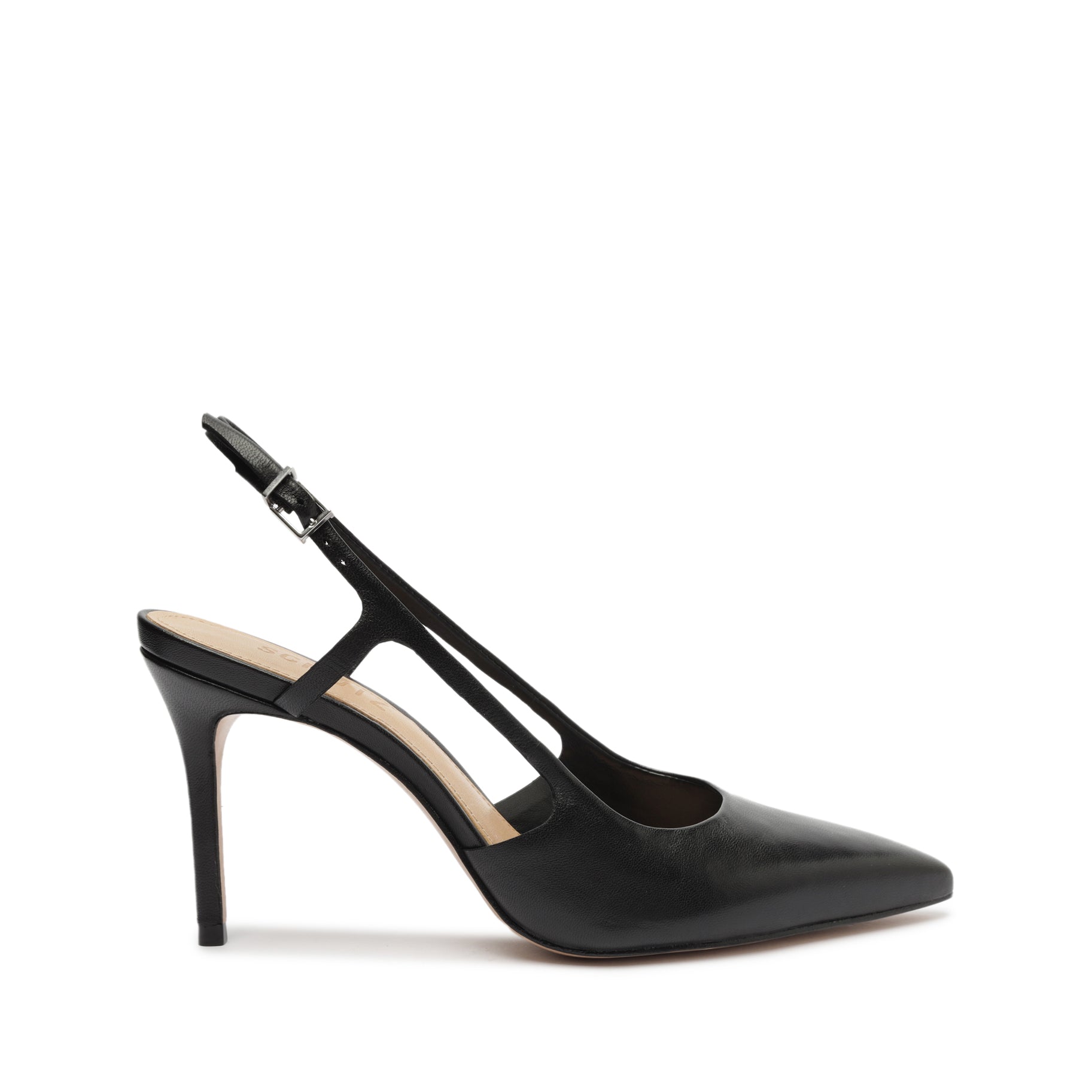 Boris Mid Nappa Leather Pump Pumps SPRING 24 5 Black Nappa Leather - Schutz Shoes