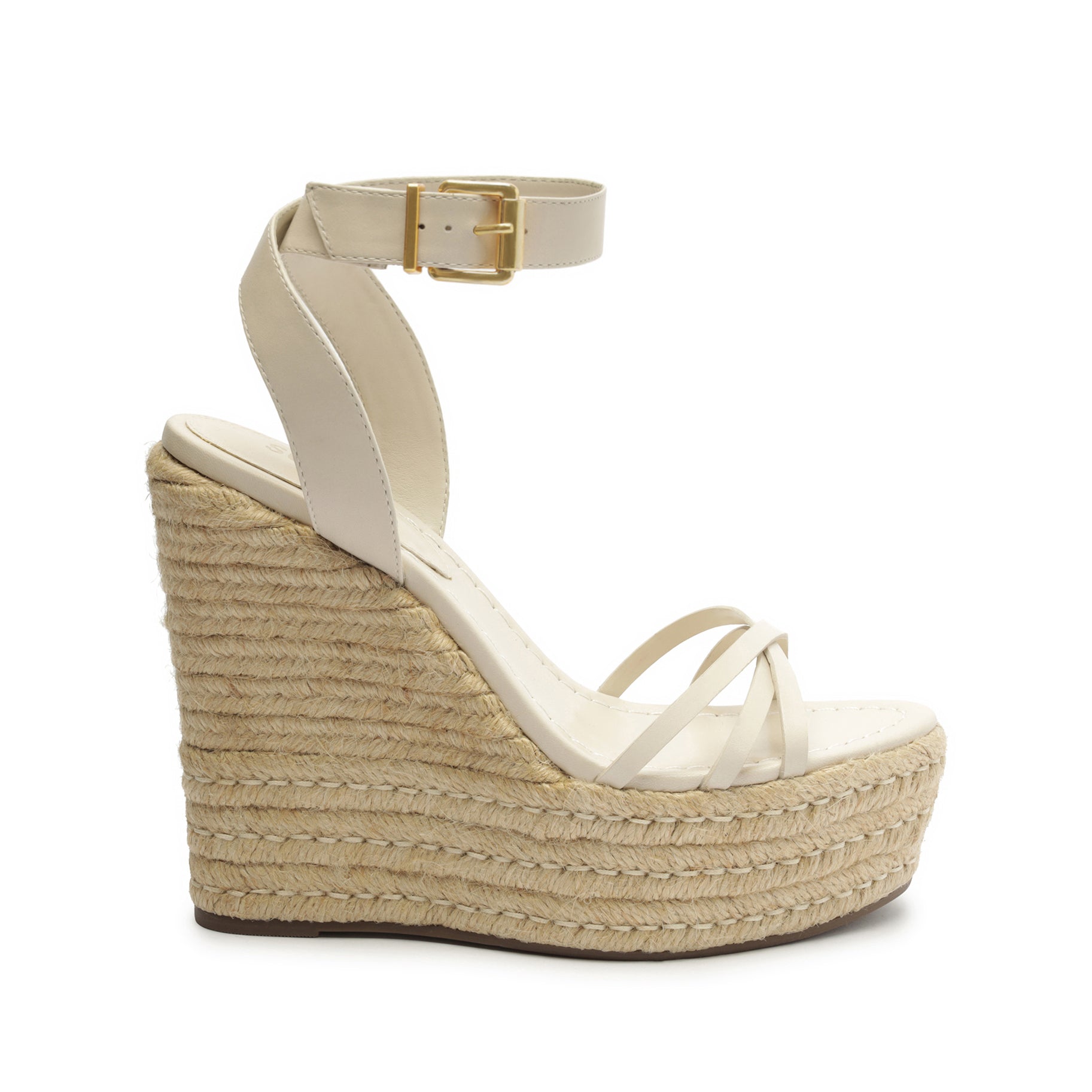 Alexandra Leather Sandal Sandals Summer 23 5 Pearl Atanado Leather - Schutz Shoes