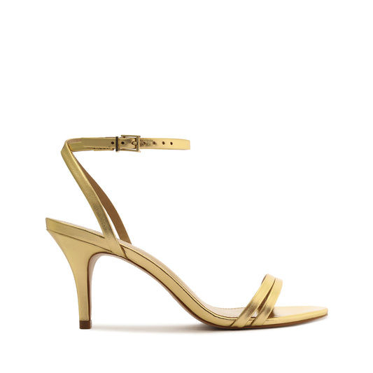 Altina Mid Metallic Leather Sandal Sandals Open Stock 5 Gold Metallic Leather - Schutz Shoes