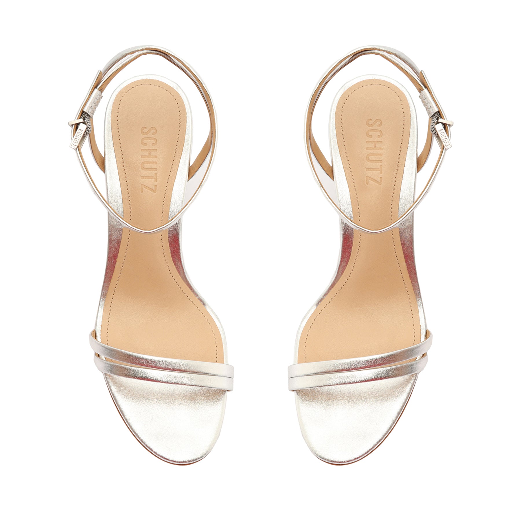 Altina Mid Metallic Leather Sandal Sandals Open Stock    - Schutz Shoes