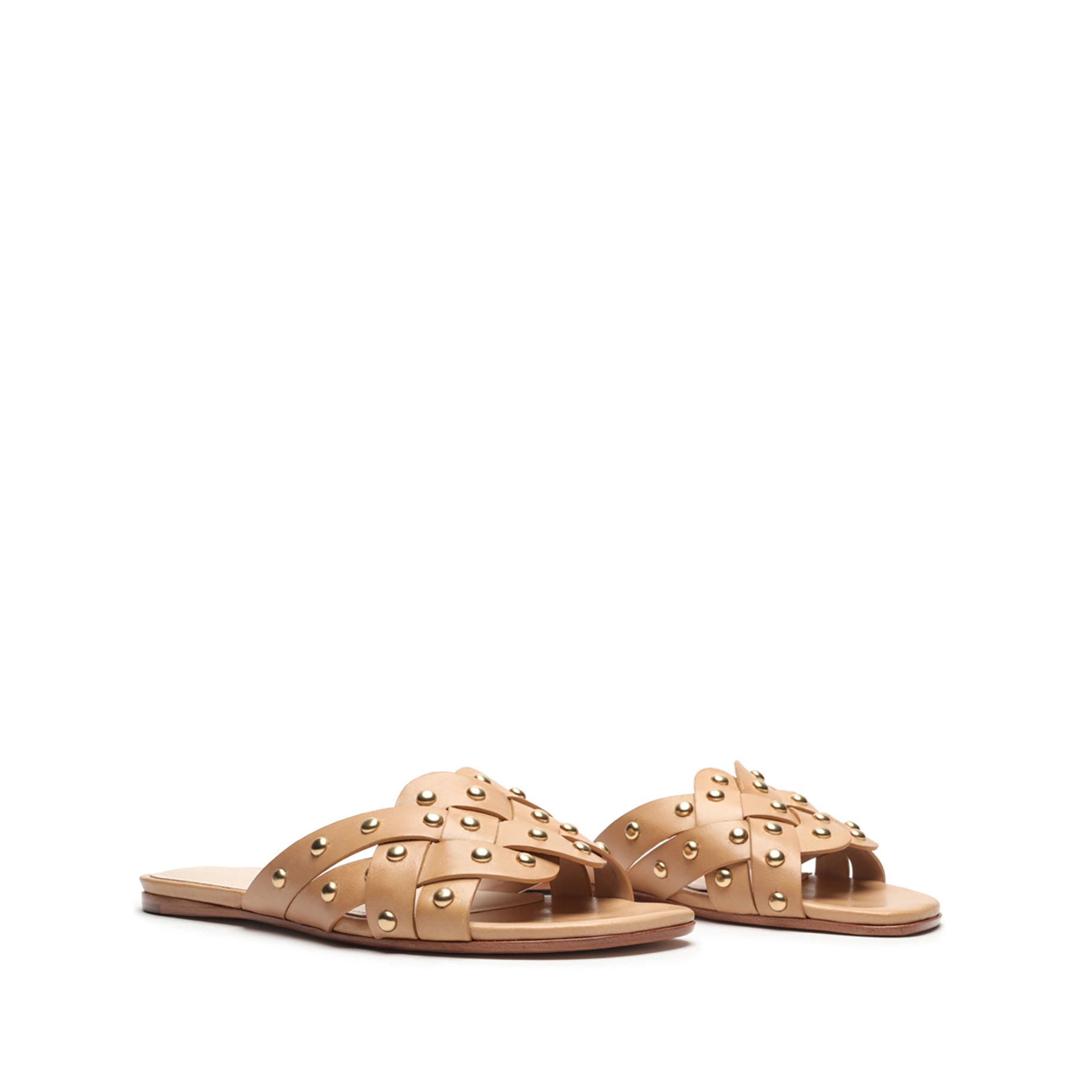 Betisa Leather Sandal Flats OLD    - Schutz Shoes