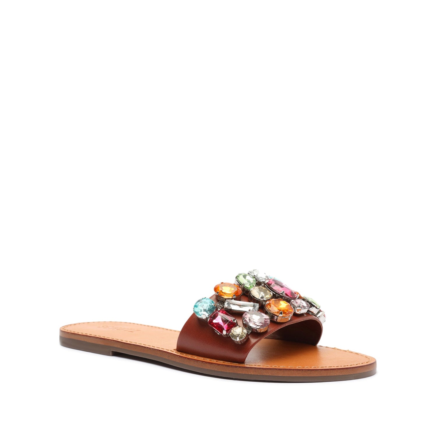 Jolie Nappa Leather Sandal Flats Sale    - Schutz Shoes