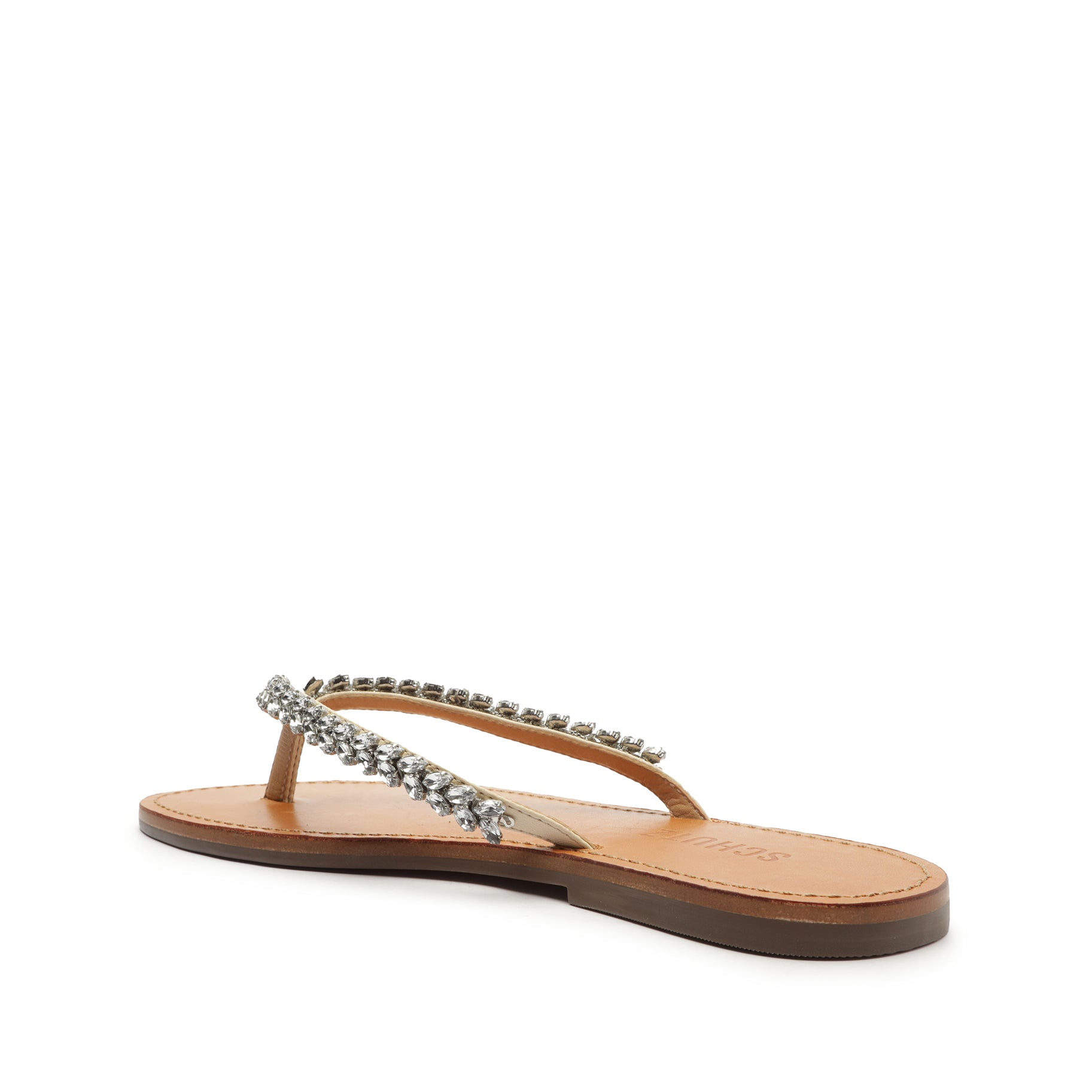 Belle Nappa Leather Sandal Flats Sale    - Schutz Shoes