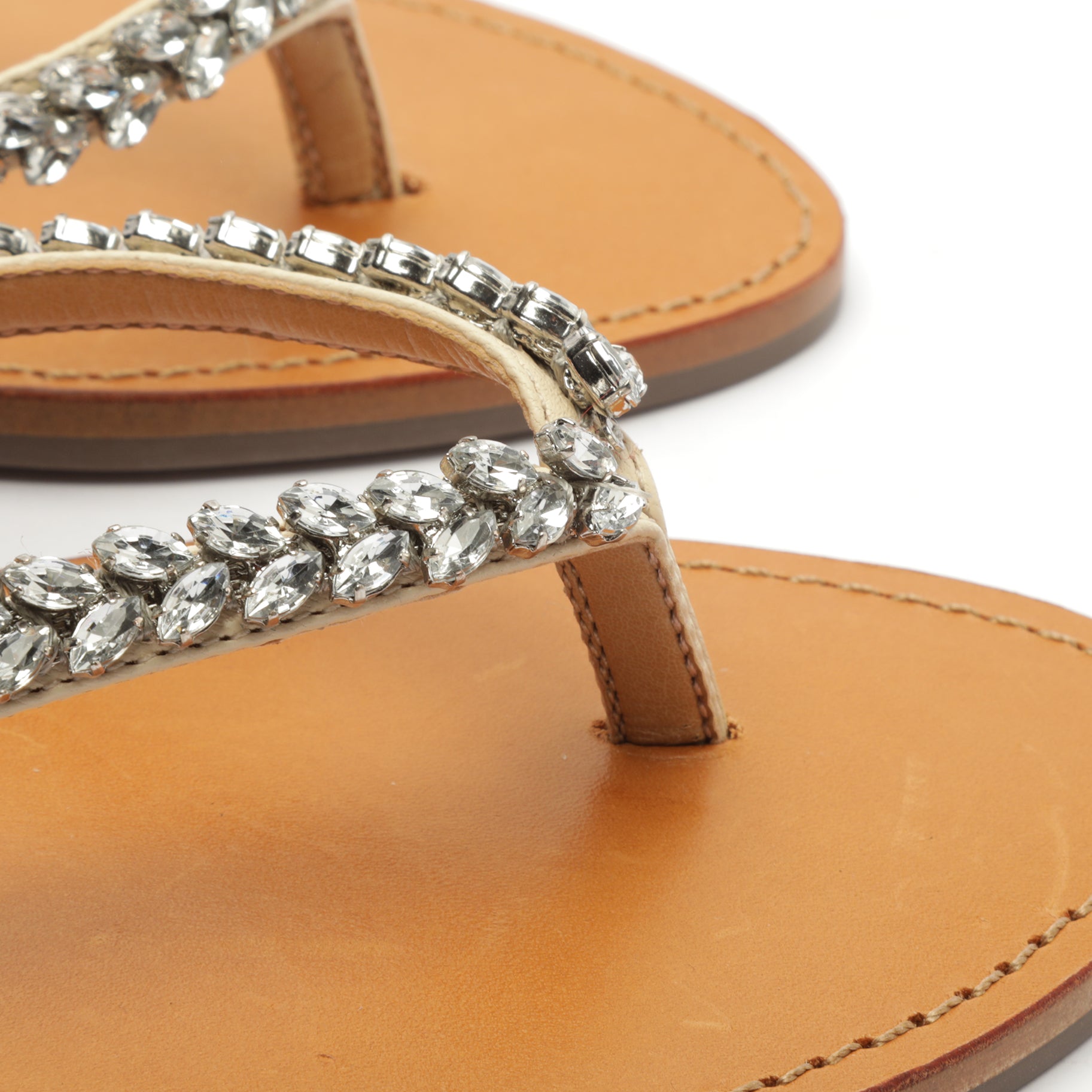 Belle Nappa Leather Sandal Flats Sale    - Schutz Shoes