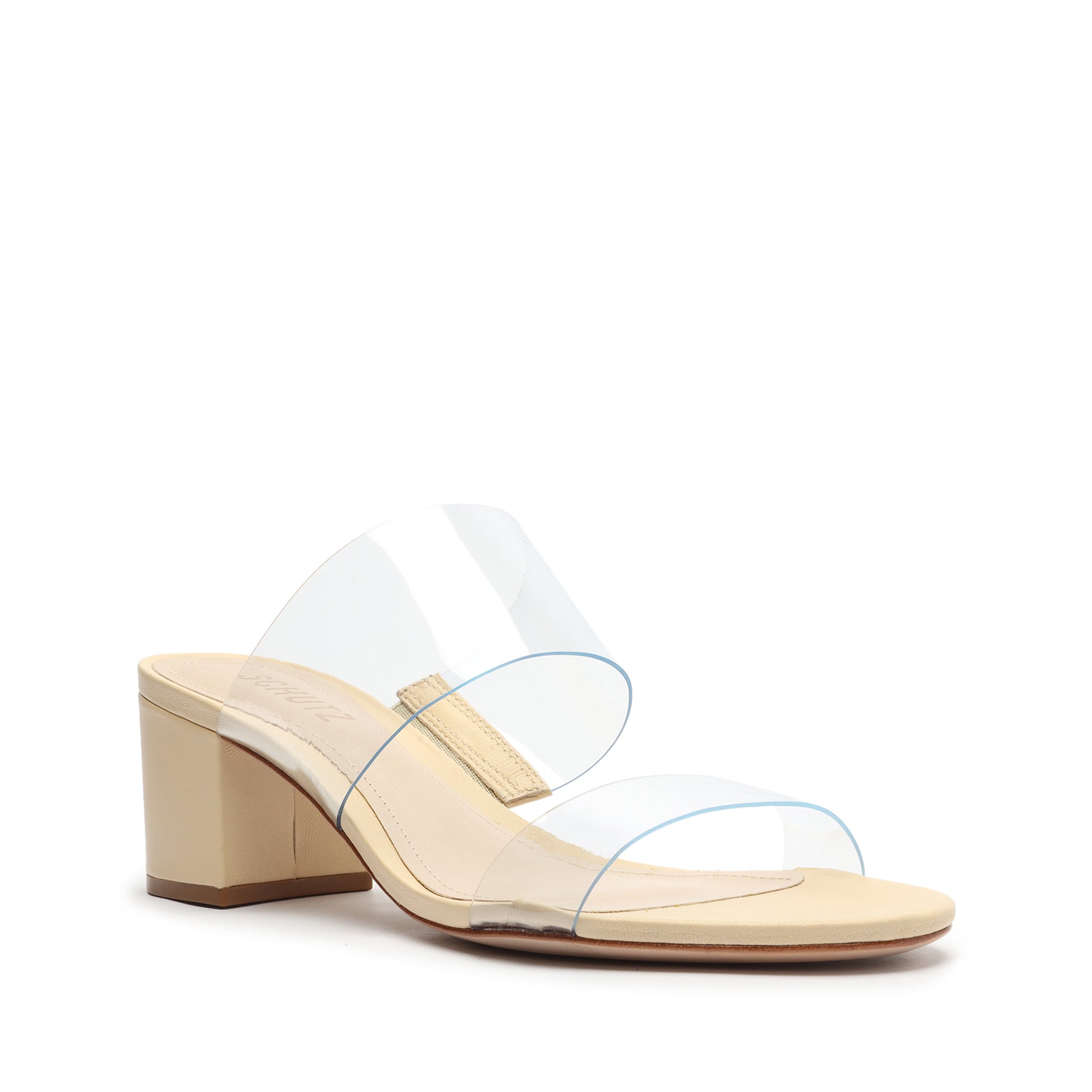 Victorie Vinyl & Leather Sandal Sandals CO    - Schutz Shoes