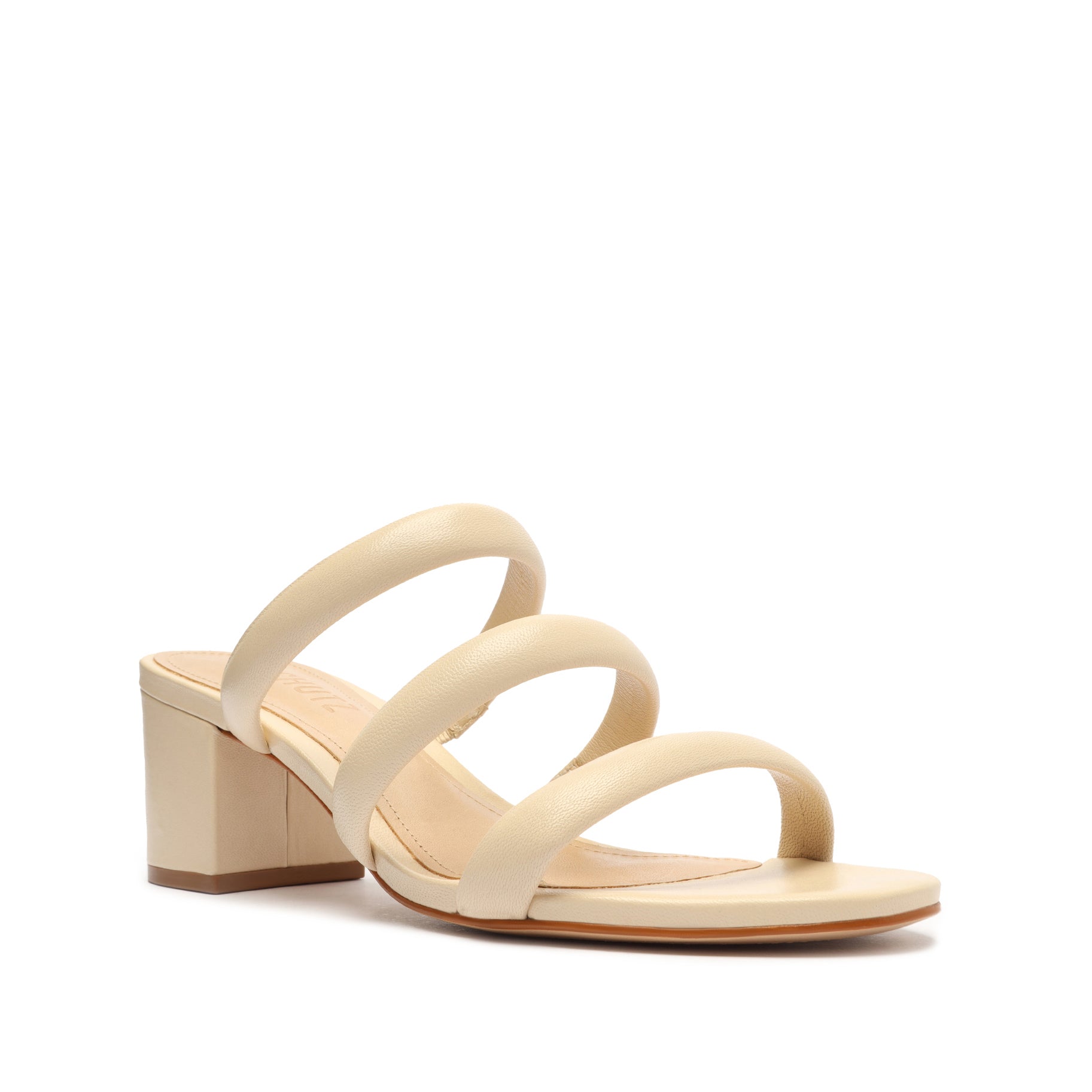 Olly Mid Block Nappa Leather Sandal OLD - Schutz Shoes