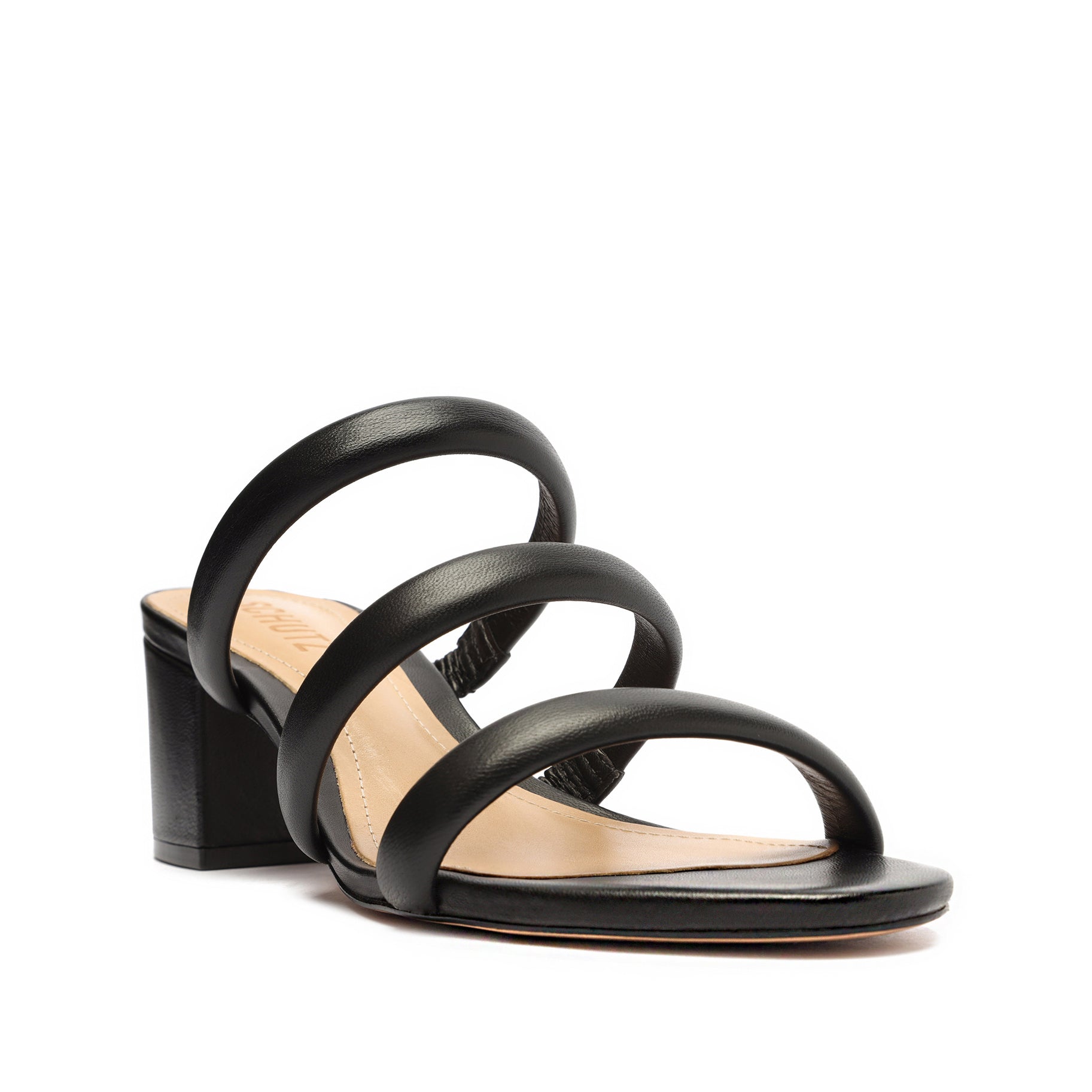 Olly Mid Block Nappa Leather Sandal Sandals OLD    - Schutz Shoes