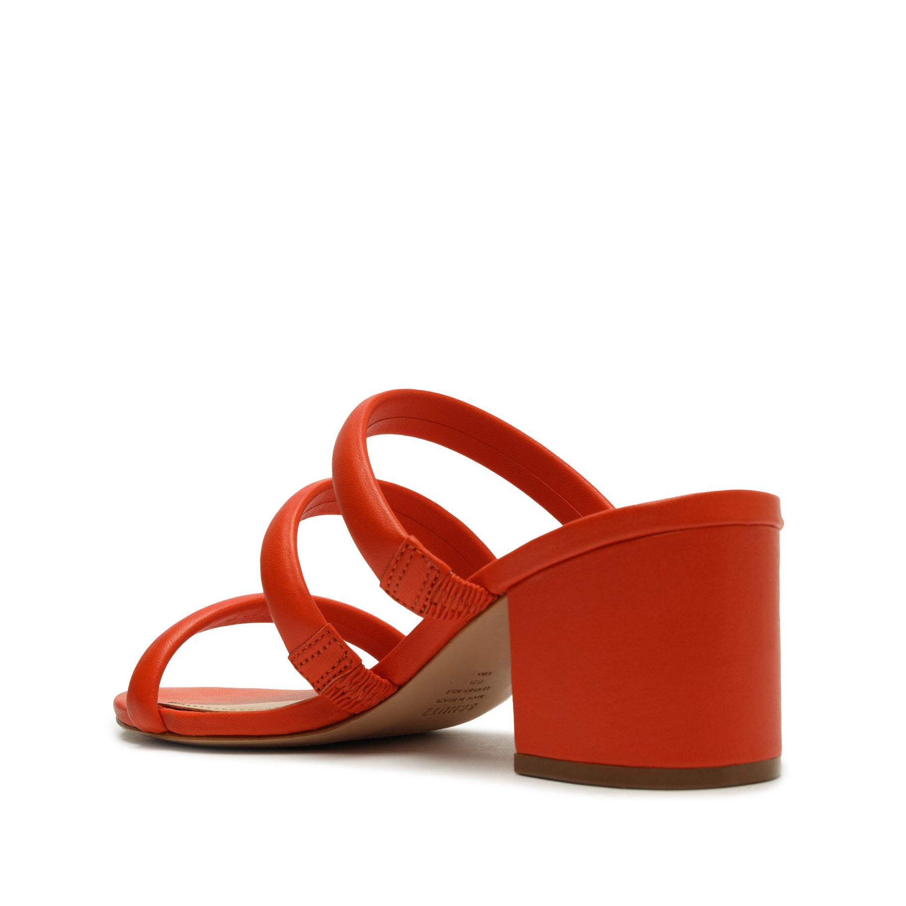 Olly Mid Block Nappa Leather Sandal OLD - Schutz Shoes