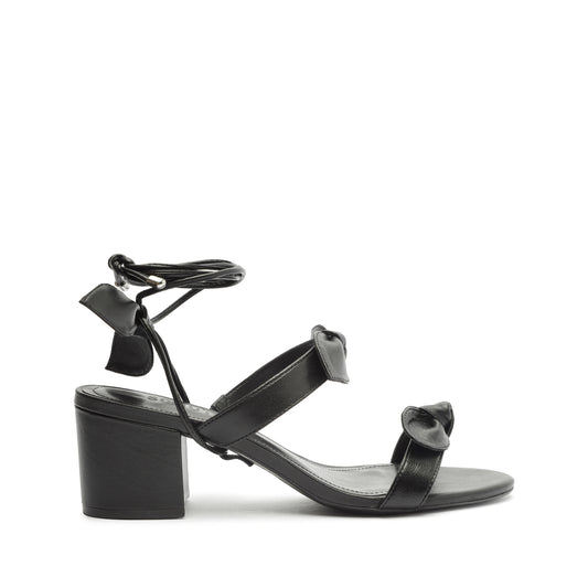 Alia Mid Block Nappa Leather Sandal Sandals OLD 5 Black Nappa Leather - Schutz Shoes