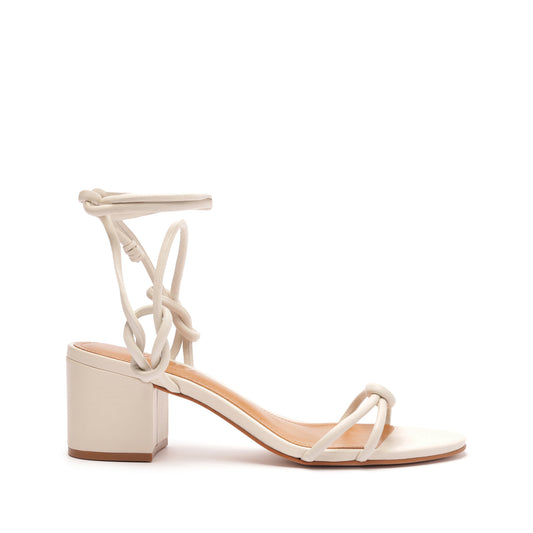 Nicky Mid Nappa Sandal Sandals Spring 23 5 Pearl Nappa - Schutz Shoes