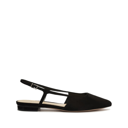 Boris Nubuck Flat Flats Resort 23 5 Black Nubuck - Schutz Shoes