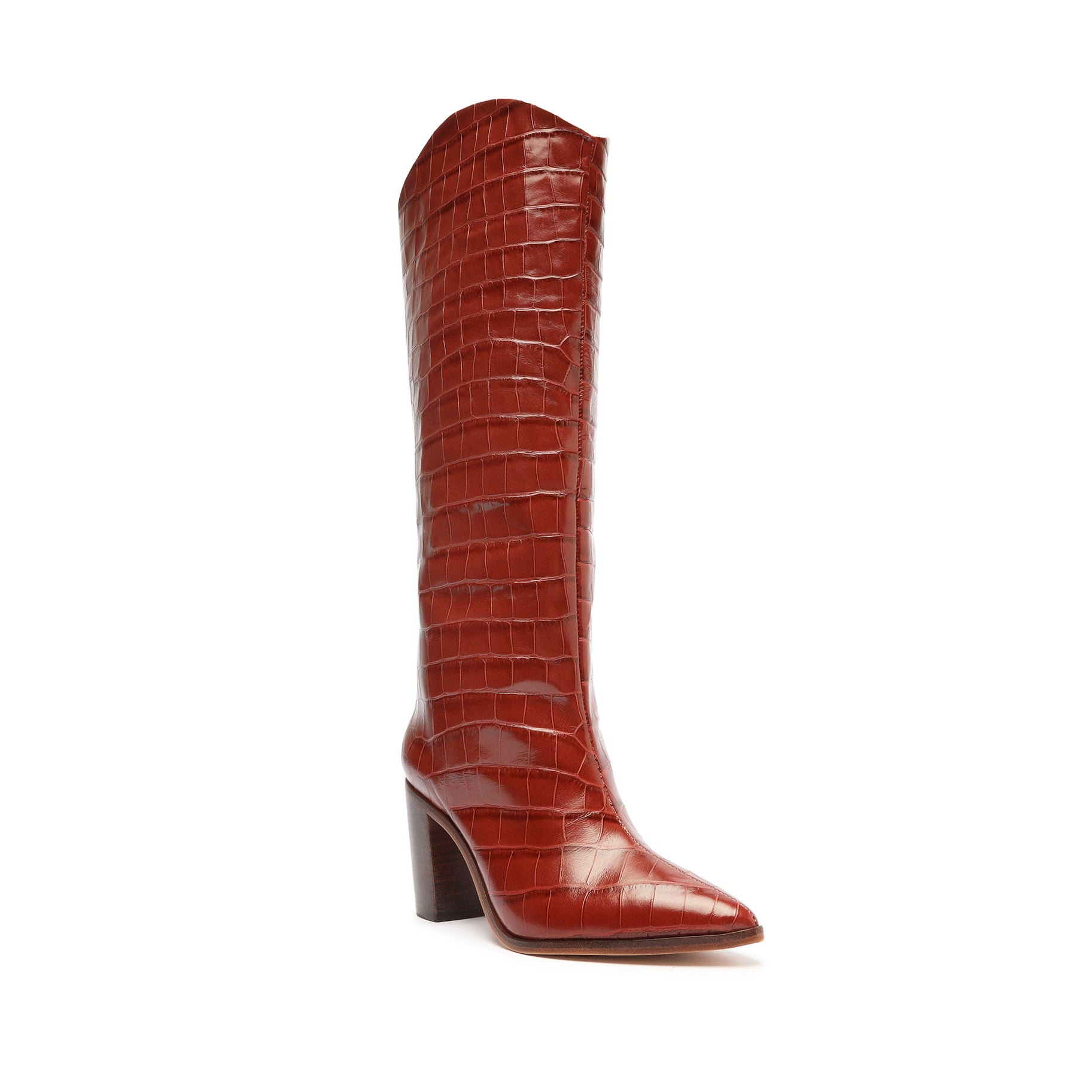 Maryana Block Leather Boot Boots Open Stock    - Schutz Shoes