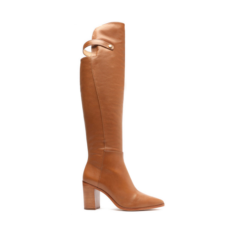 Saryna Leather Boot Boots Sale 5 New Pecan Leather - Schutz Shoes