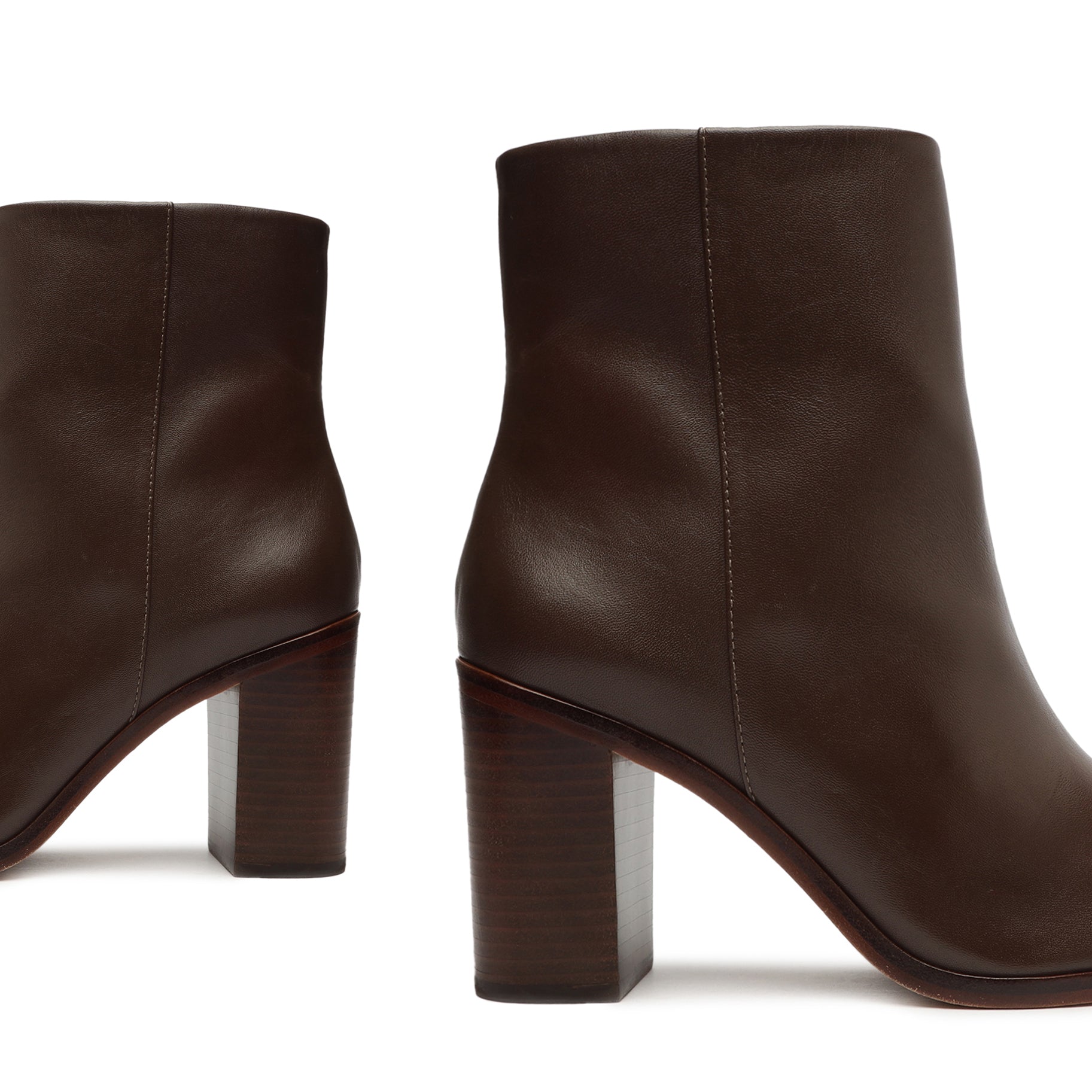 Magali Block Leather Bootie Booties CO    - Schutz Shoes