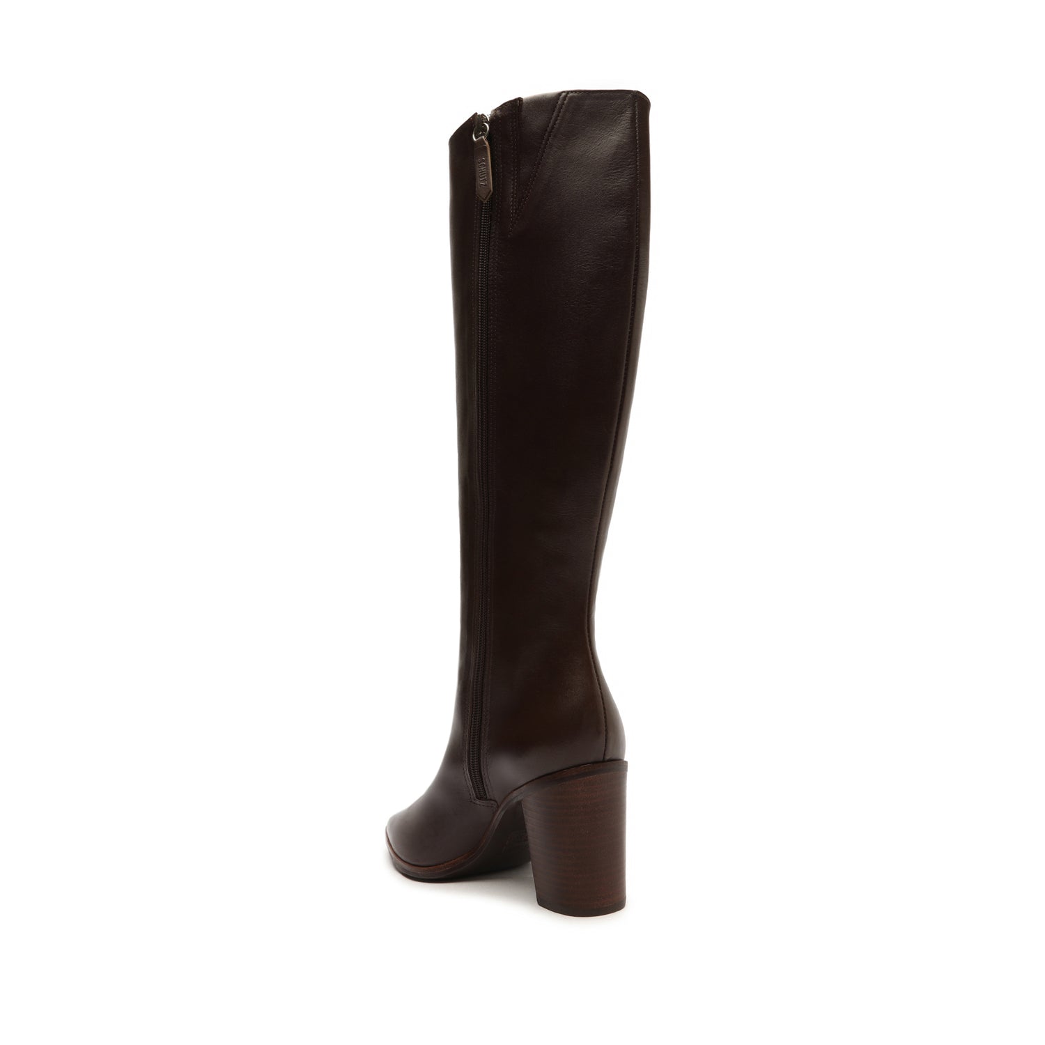 Over-the-knee laced leather boots in brown - Lemaire | Mytheresa