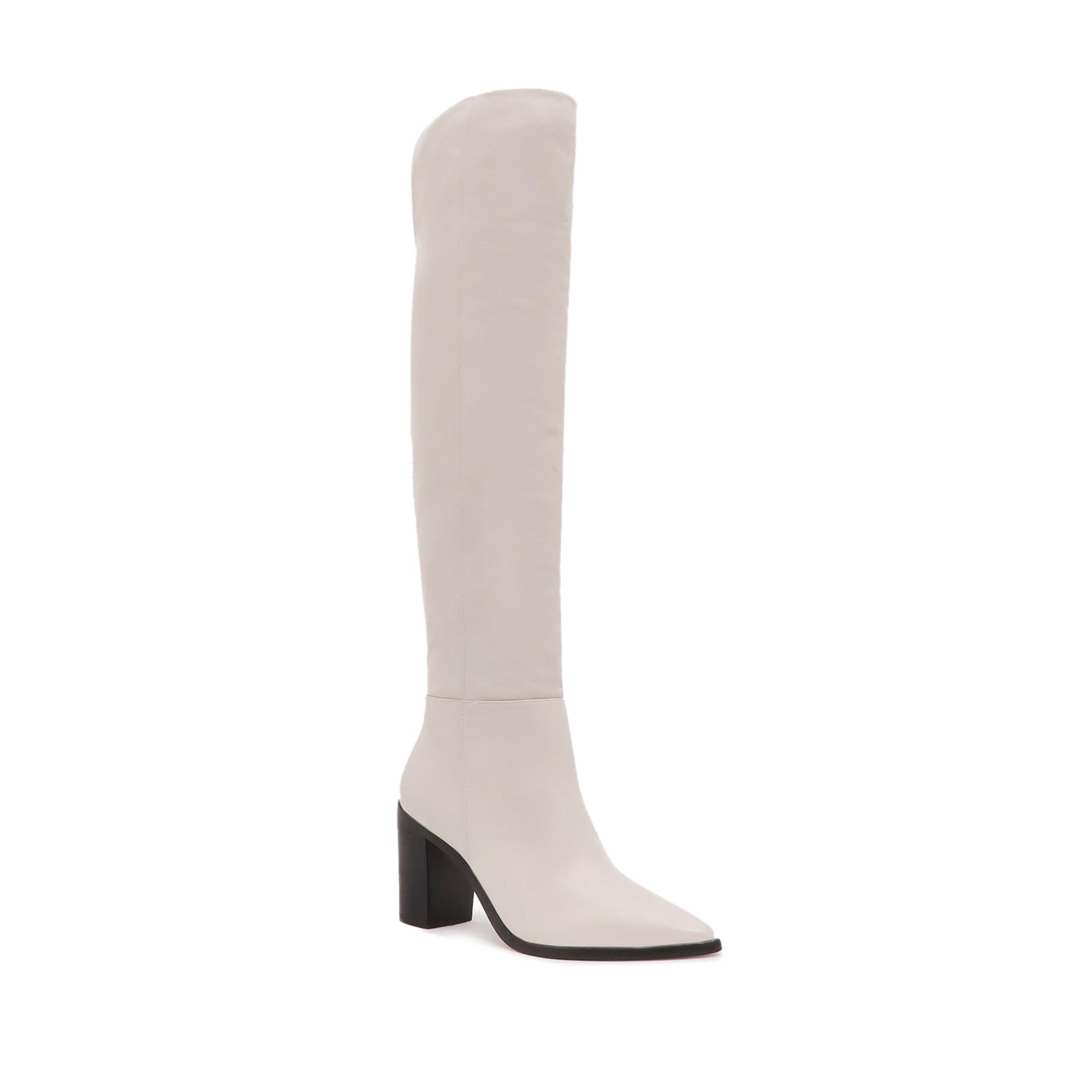 Magali Block Over the Knee Leather Boot Boots FALL 23    - Schutz Shoes