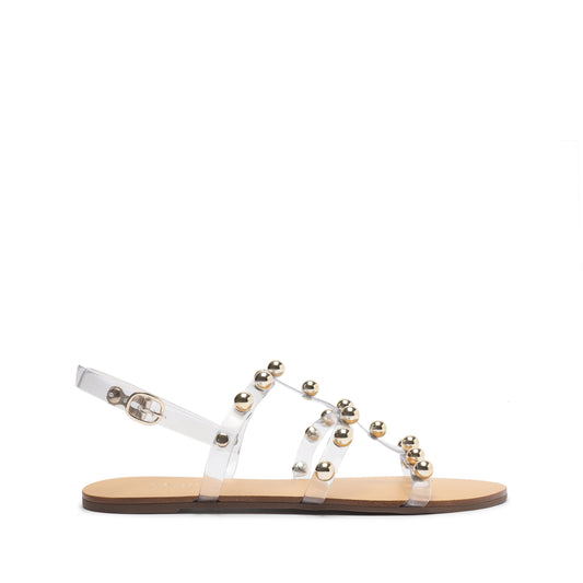 Yarin Flat Sandal Flats OLD - ESSENTIAL 5 Clear Vinyl - Schutz Shoes