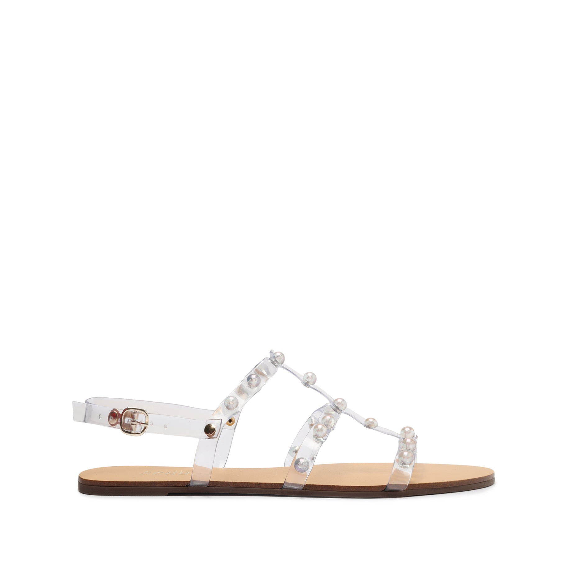 Yarin Vinyl Sandal Flats Sale 5 Holografic Vinyl - Schutz Shoes