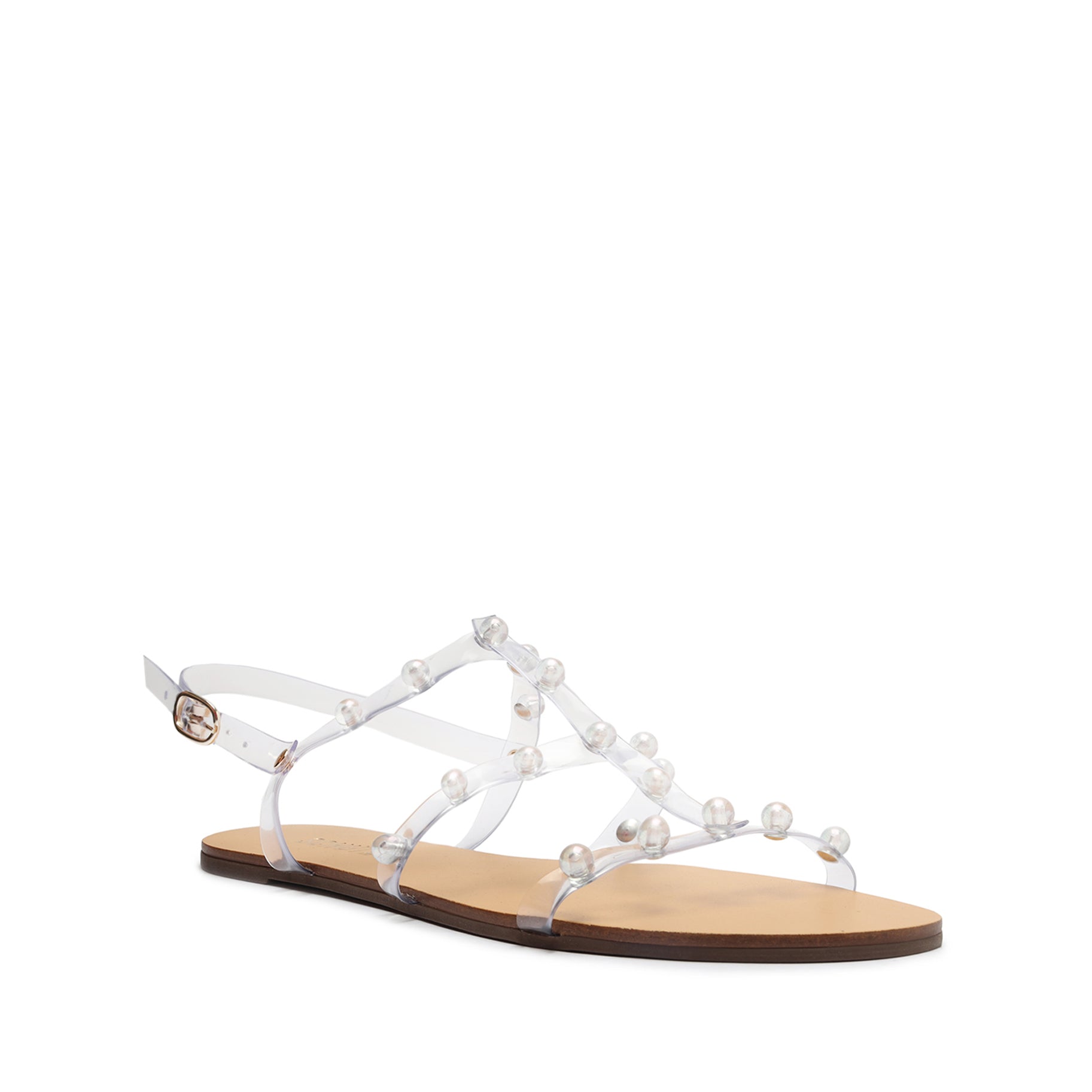 Yarin Vinyl Sandal Flats Sale    - Schutz Shoes