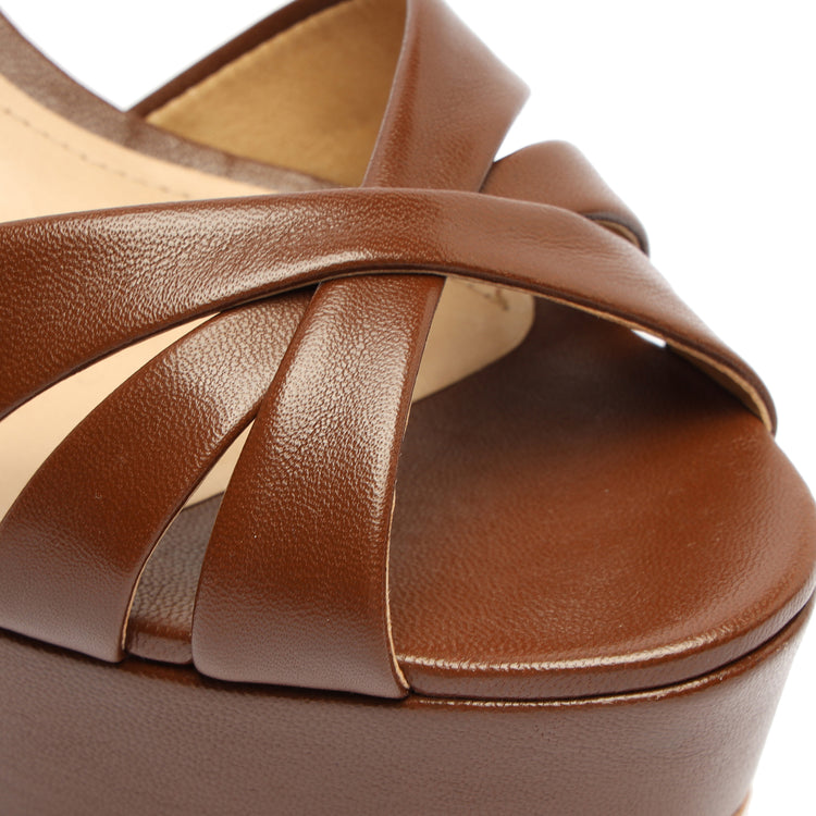 Keefa Nappa Leather Sandal Sandals Summer 22    - Schutz Shoes