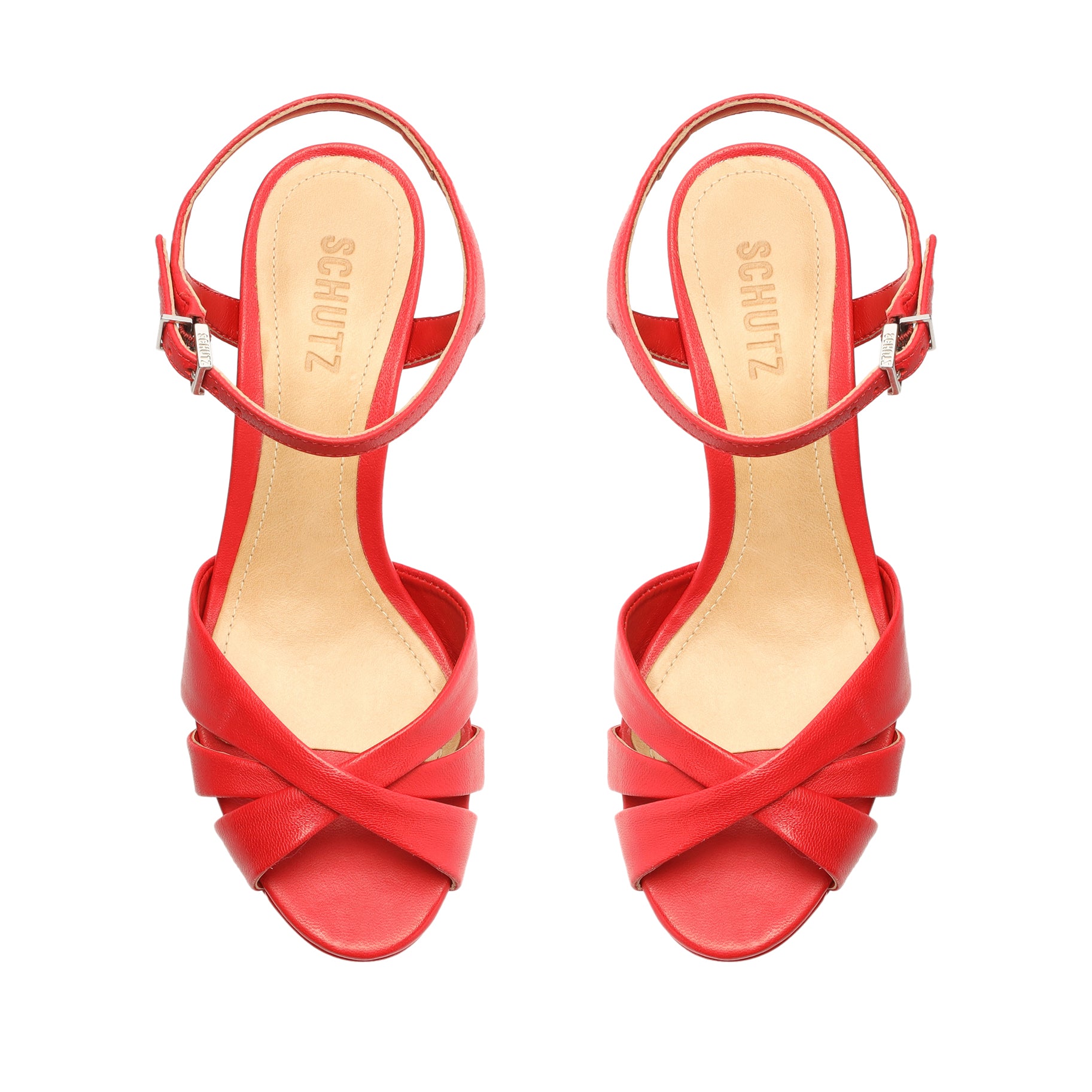 Keefa Nappa Leather Sandal Sandals Summer 22    - Schutz Shoes