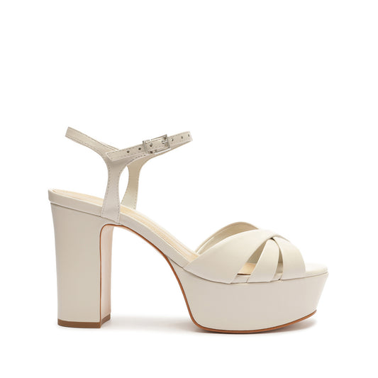 Keefa Nappa Leather Sandal Sandals Open Stock 5 Pearl Nappa Leather - Schutz Shoes