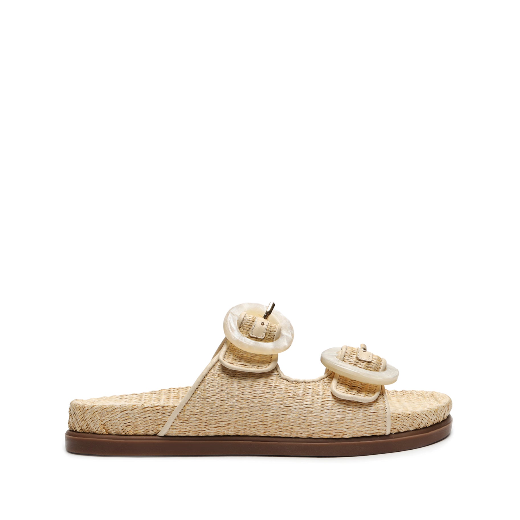 Coraline Jute Sandal Flats Sale 5 Natural Atanado Soft - Schutz Shoes