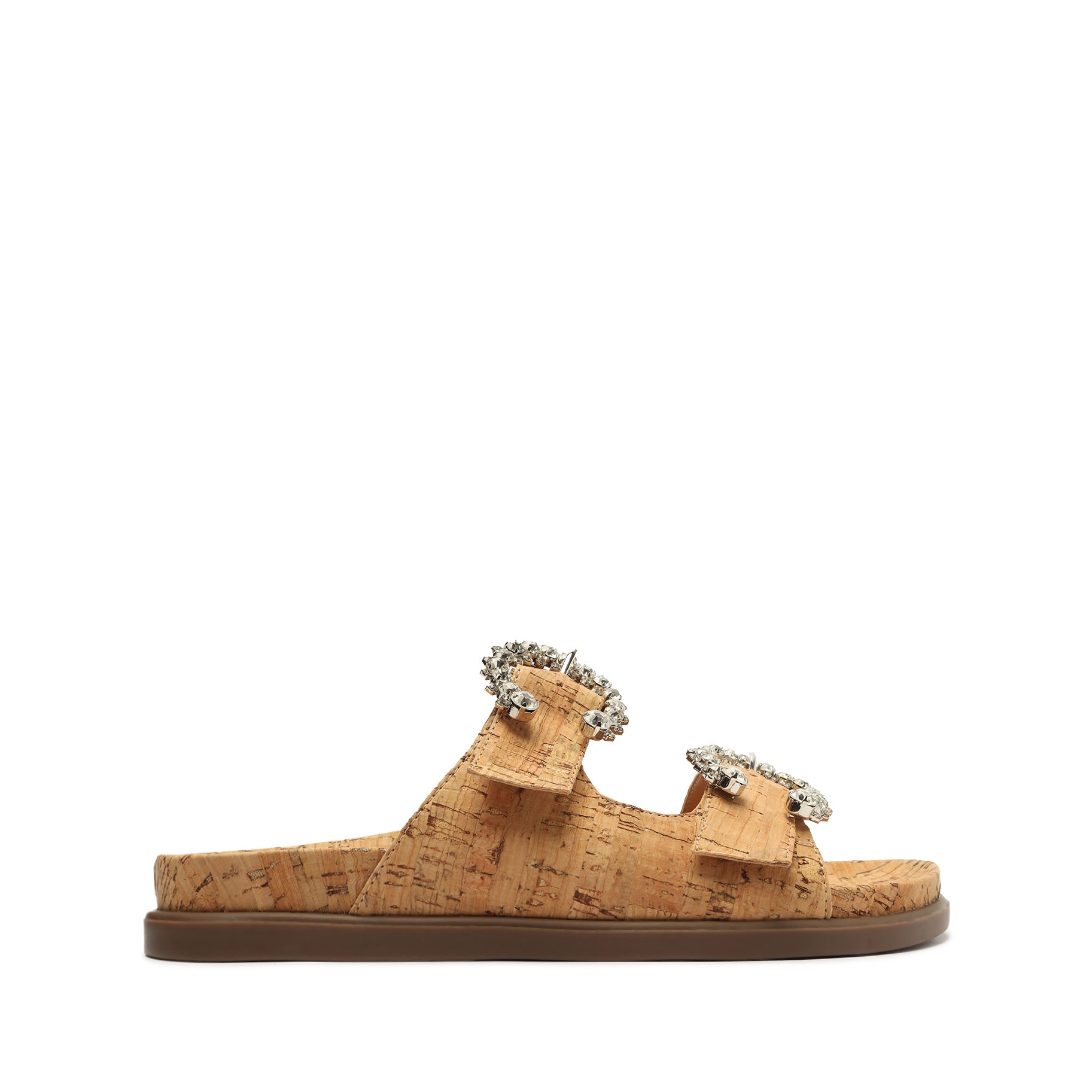 Cybelle Cork Sandal Flats OLD 5 Natural Cork Cork - Schutz Shoes