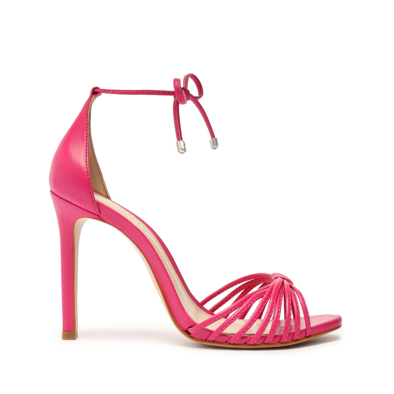 Dive Nappa Leather Sandal Sandals Pre Fall 22 5 Hot Pink Nappa Leather - Schutz Shoes