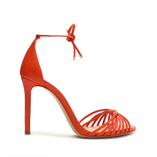 Dive Nappa Leather Sandal Sandals Pre Fall 22 5 Bright Orange Nappa Leather - Schutz Shoes