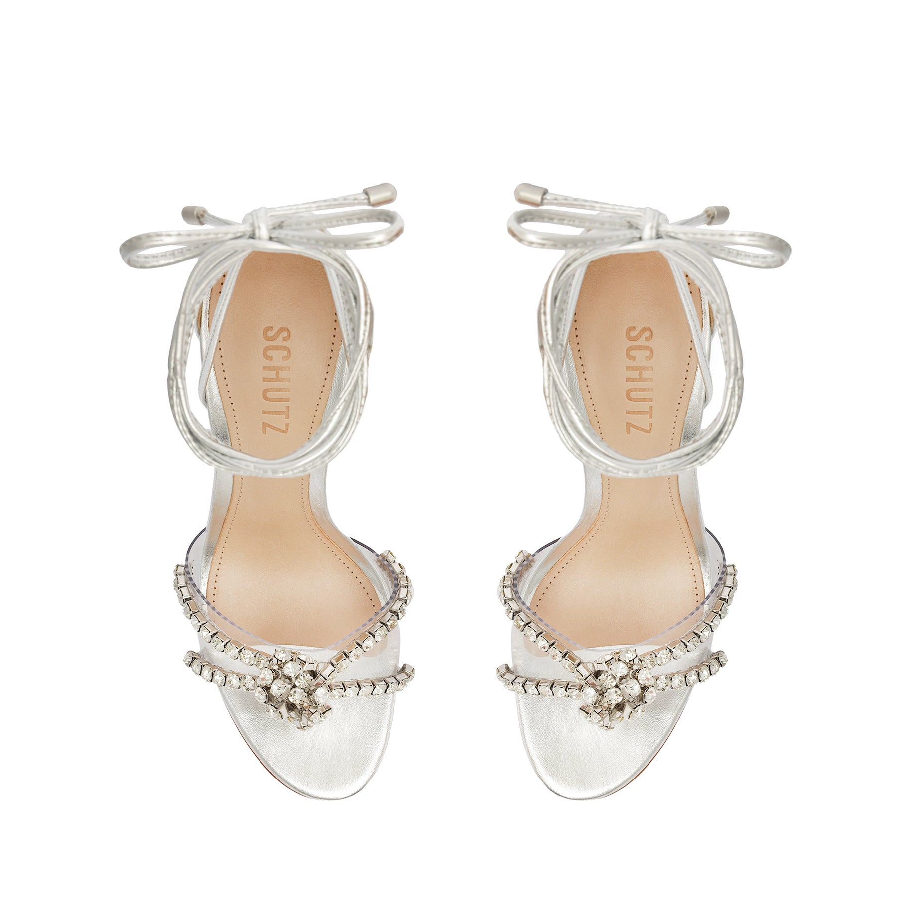 Jayda Vinyl & Metallic Nappa Leather Sandal - Schutz Shoes