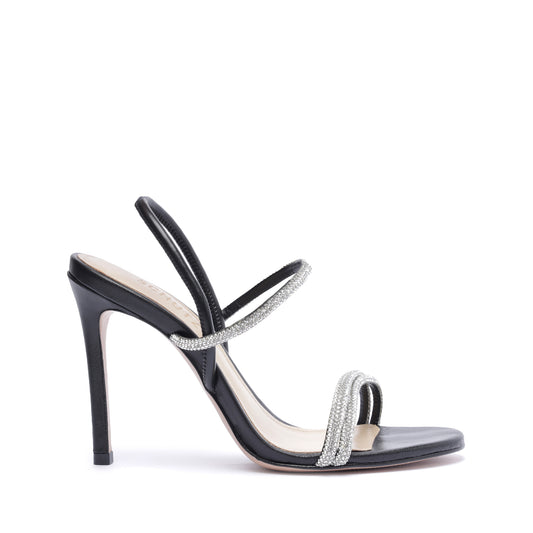 Whiteley Leather Sandal Sandals PRE FALL 23 5 Black Nappa Leather - Schutz Shoes