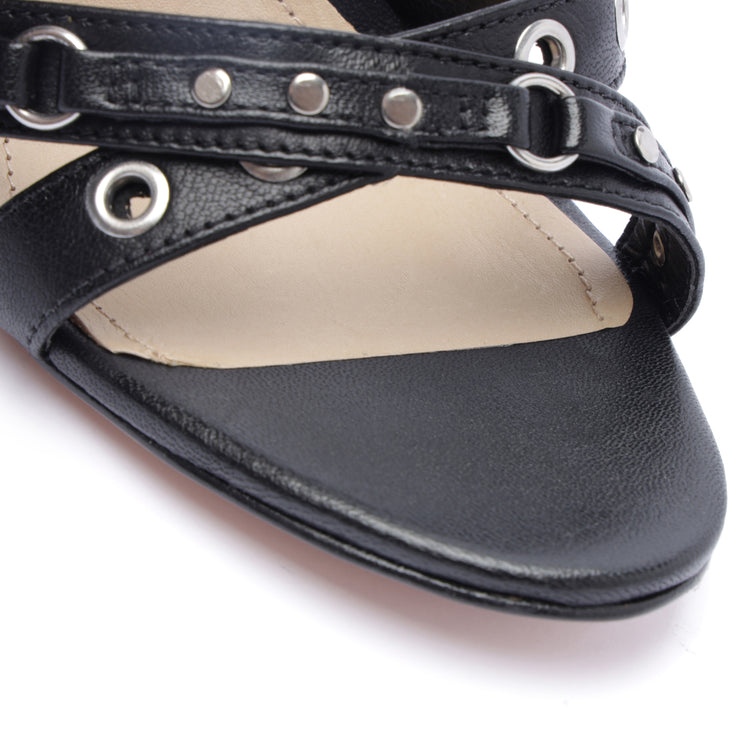 Patrizia Nappa Leather Sandal Black Nappa Leather