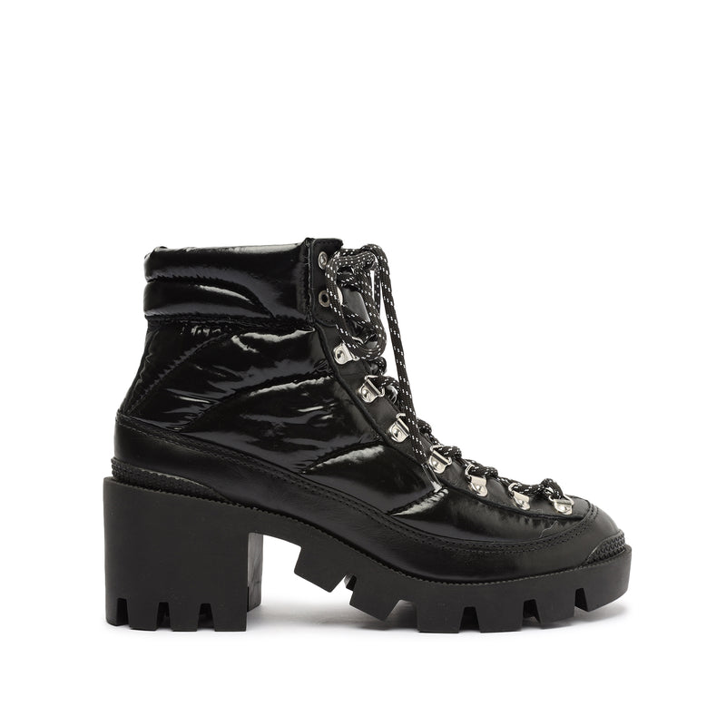 Keilane Nylon & Nappa Leather Bootie Booties Sale 5 Black Nylon & Nappa Leather - Schutz Shoes