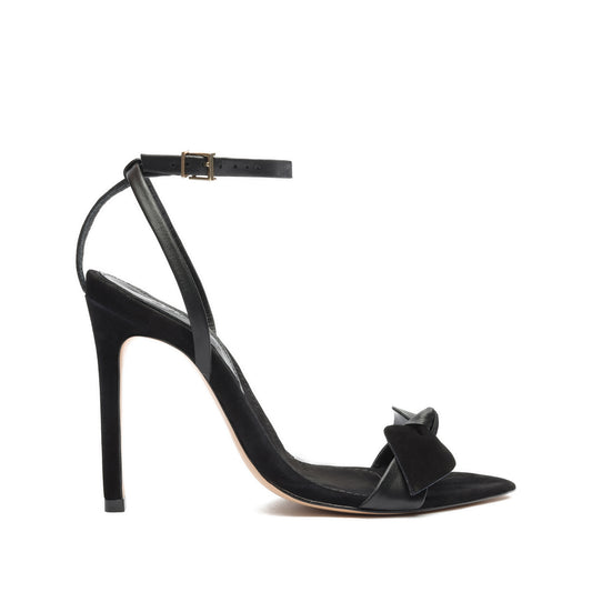 Elora Leather Sandal Sandals Sale 5 Black Leather & Suede - Schutz Shoes