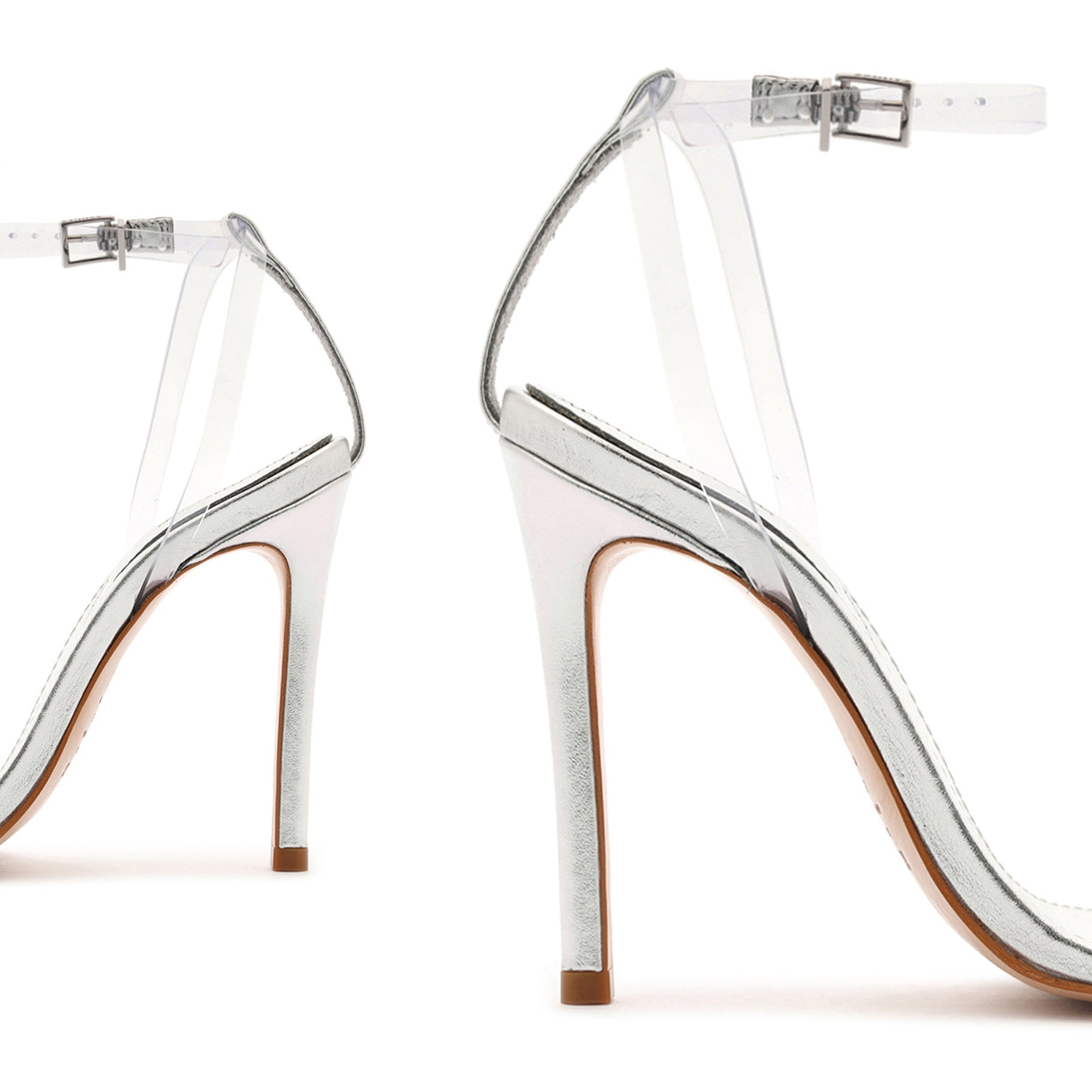 Elyda Vinyl & Metallic Leather Sandal Sandals OLD    - Schutz Shoes