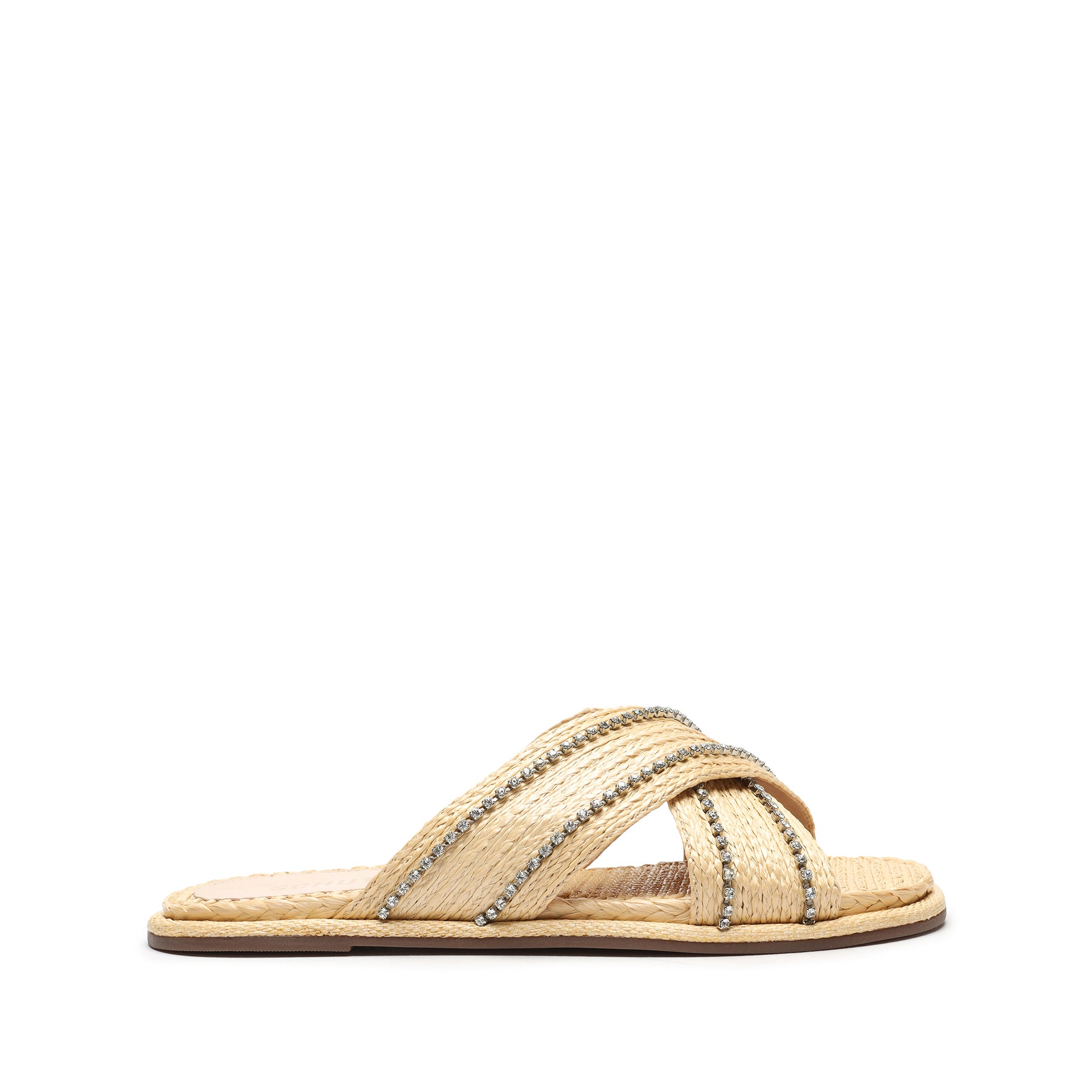 Carlotta Embroidered Sandal Flats Sale 5 STRAW EMBROIDERY - Schutz Shoes