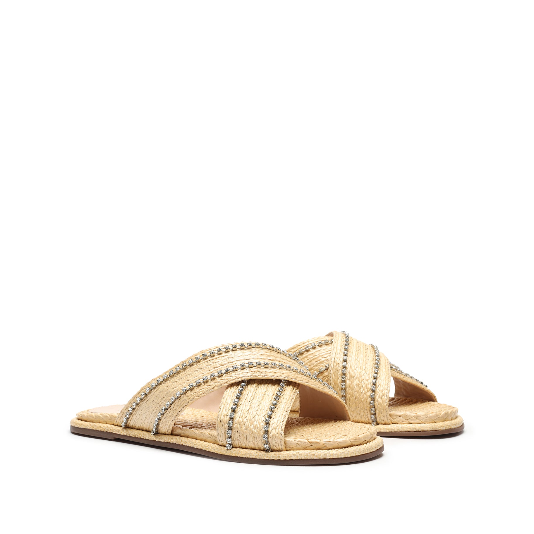 Carlotta Embroidered Sandal Flats Sale    - Schutz Shoes